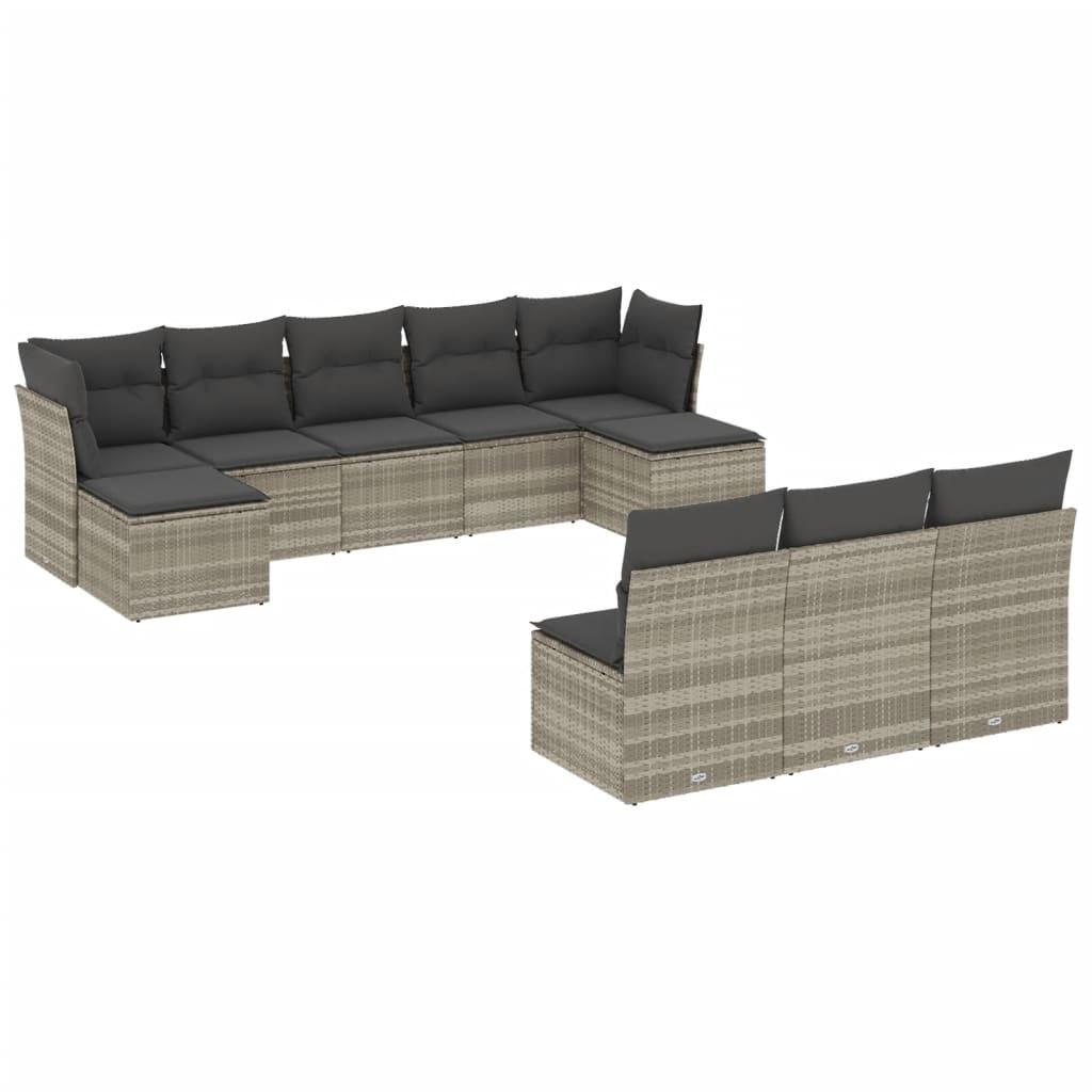 VidaXL Garten sofagarnitur poly-rattan