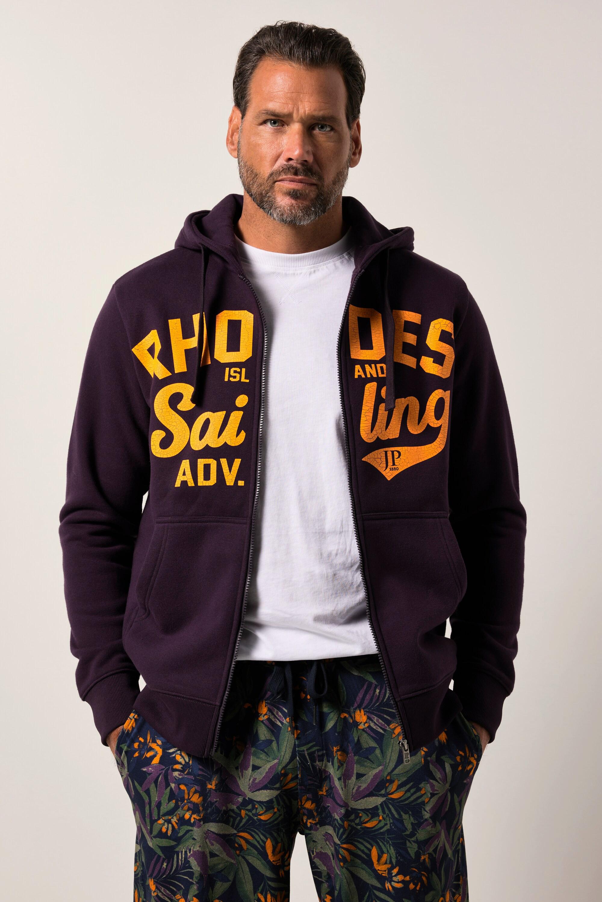 JP1880 Hoodiejacke, Kapuze, Kängurutasche