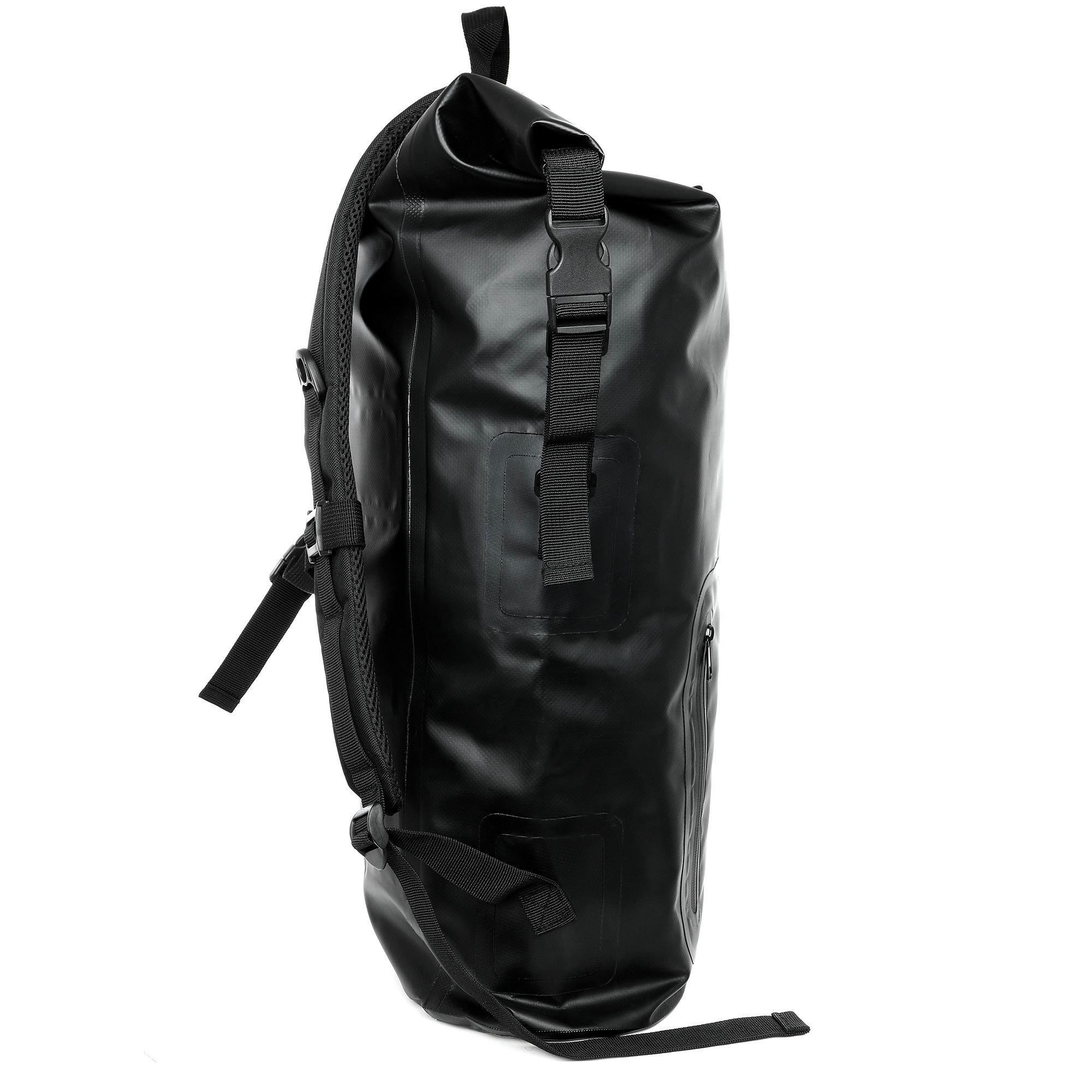 YEAZ STOCKHOLM Wasserfester Rucksack schwarzes Logo