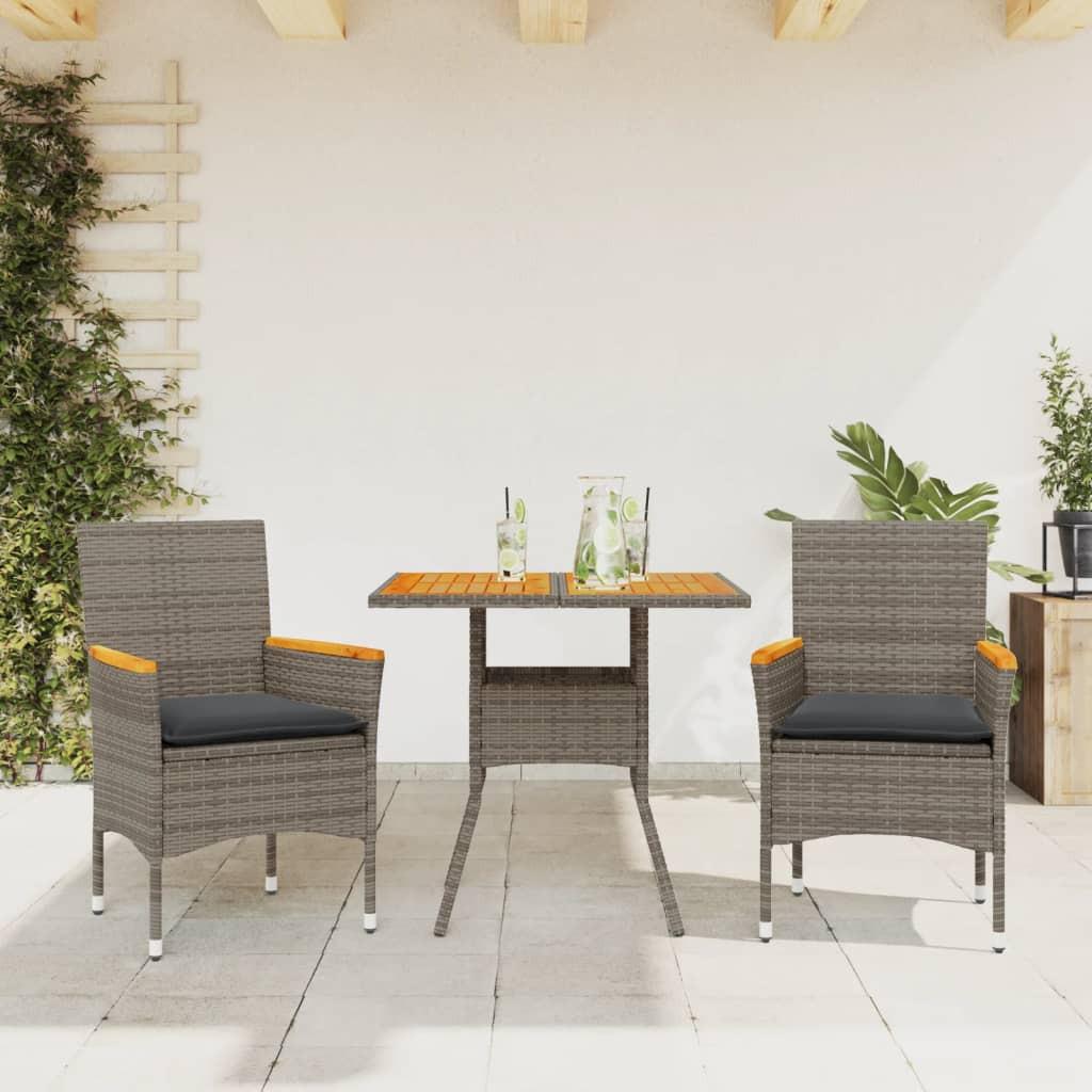 VidaXL Garten essgruppe poly-rattan