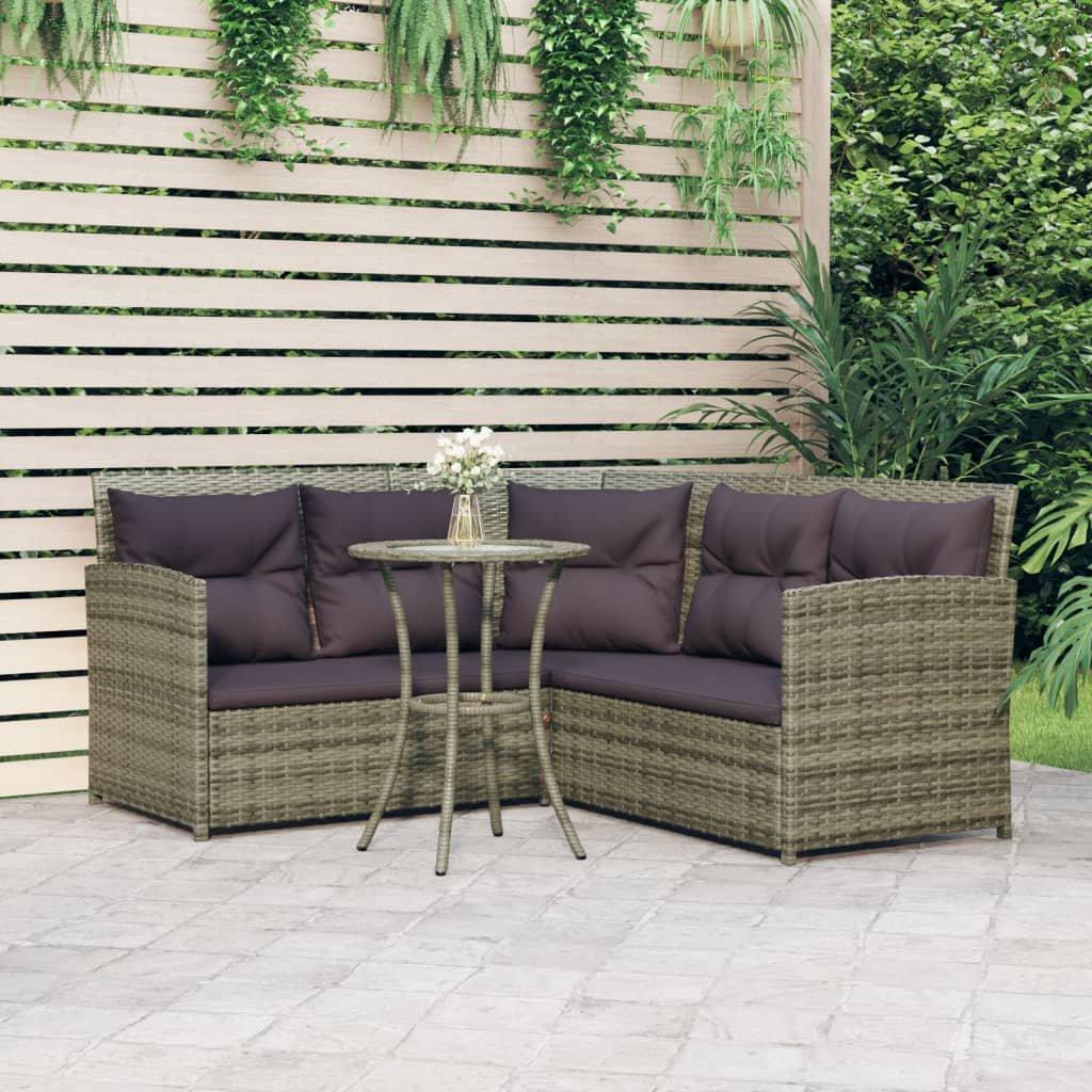 VidaXL Garten lounge set poly-rattan