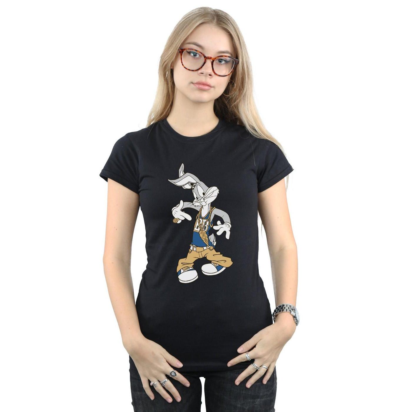 LOONEY TUNES Bugs Bunny Hip Hop Print T-Shirt