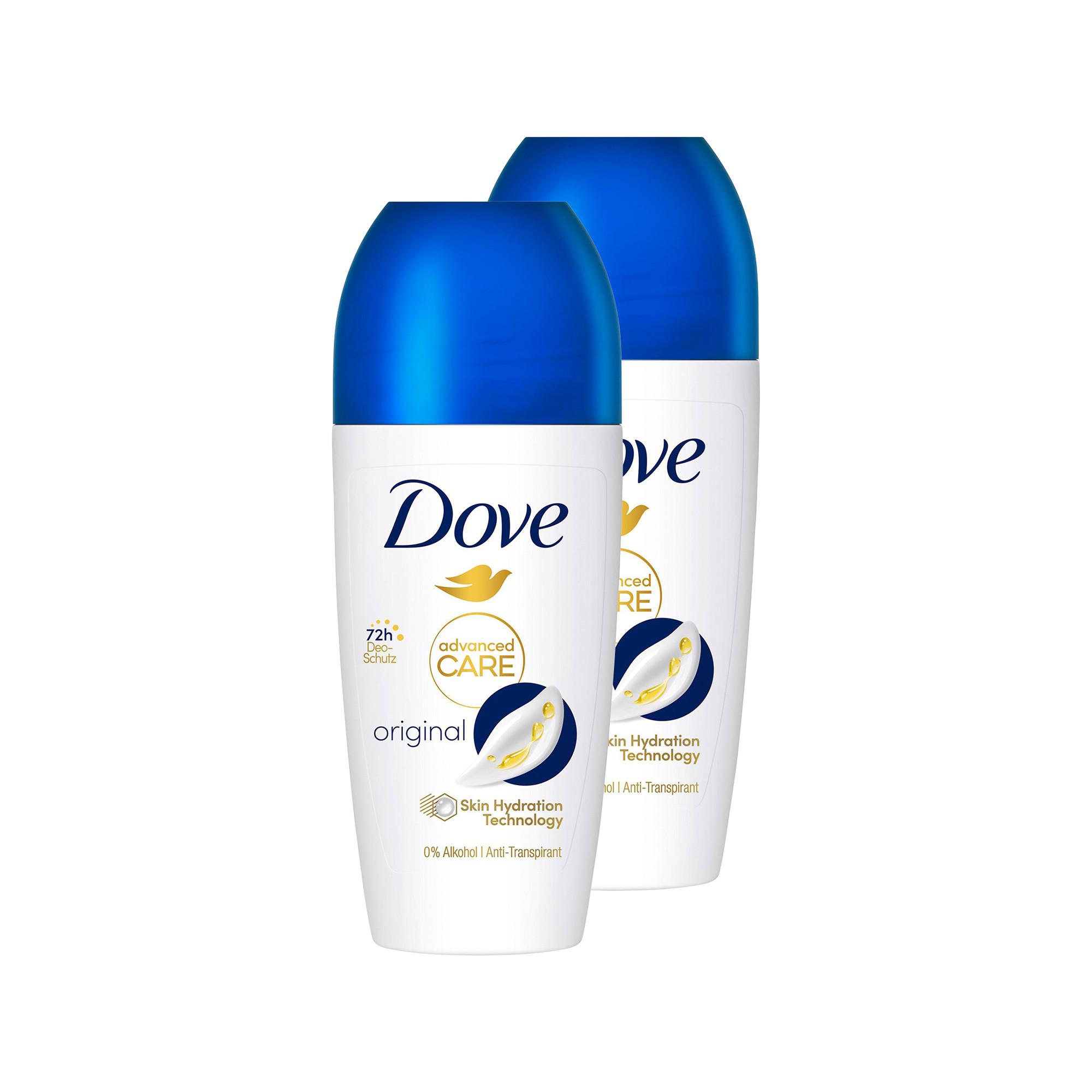 Dove Aero Care Original Antitranspirant Deo Roll-on DUO