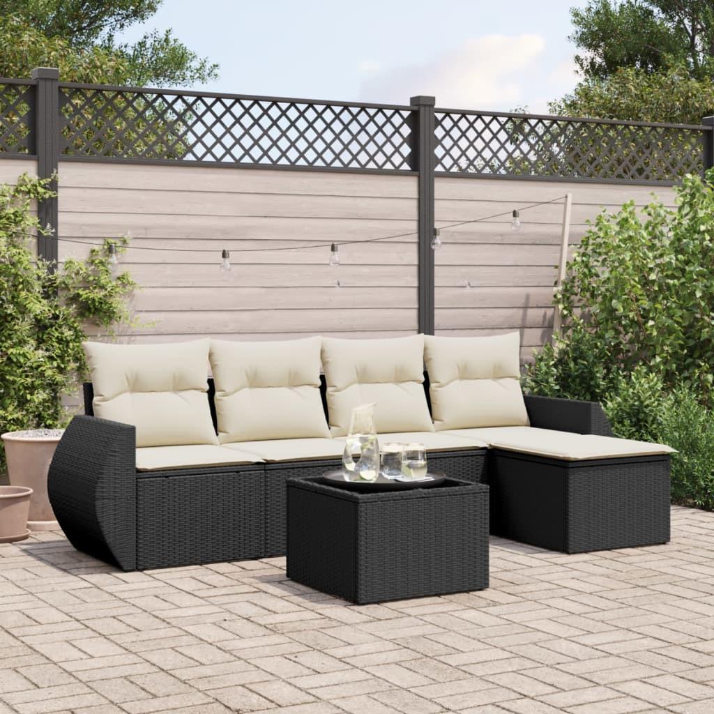 VidaXL Garten sofagarnitur poly-rattan