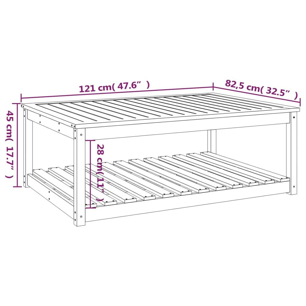 VidaXL Gartentisch kiefernholz