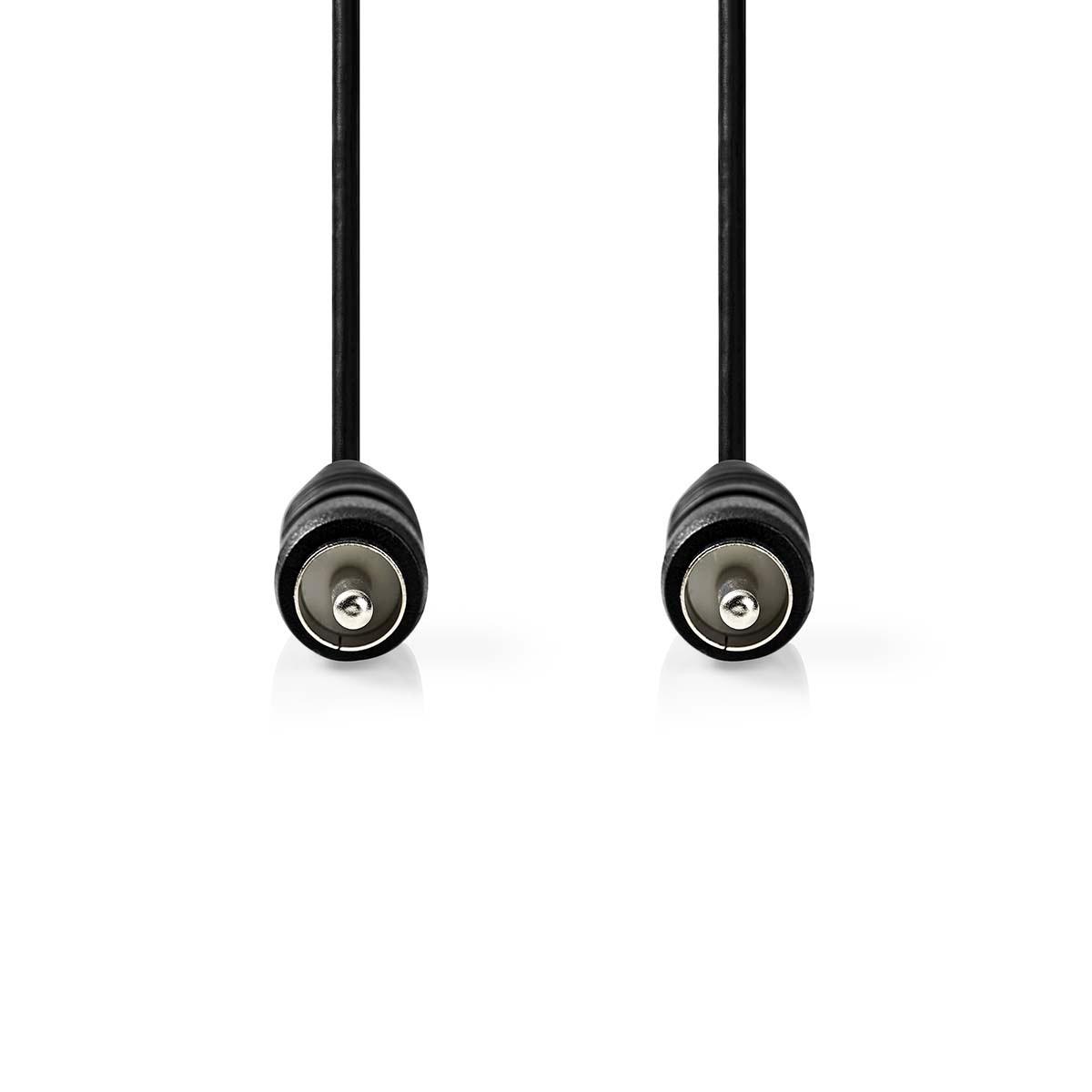 Nedis Digital Audio Kabel | RCA Hane | RCA Hane | Nickelplaterad | 2.00 m | Rund | PVC | Svart | Låda