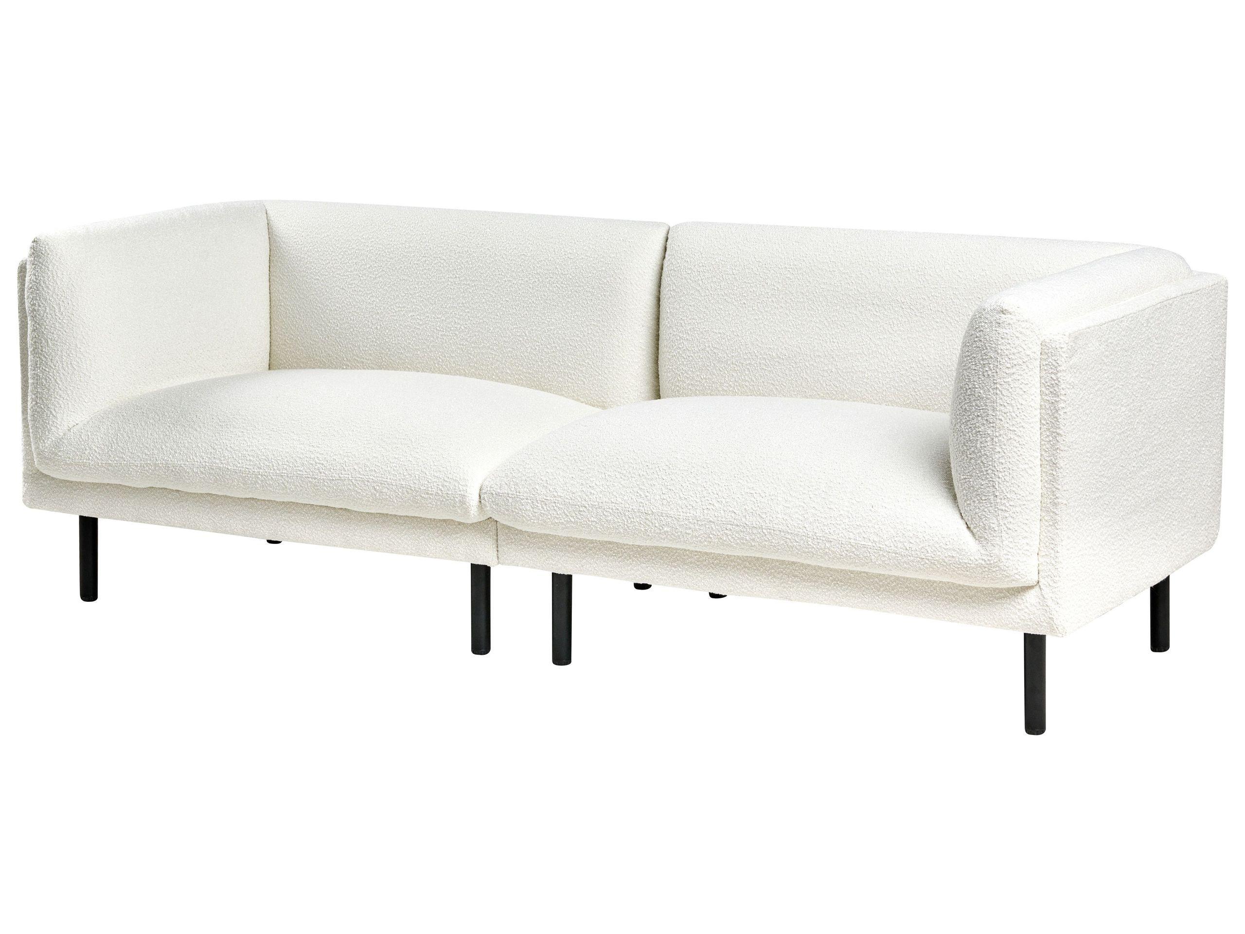Beliani 3 Sitzer Sofa aus Bouclé Landhausstil VORGOD