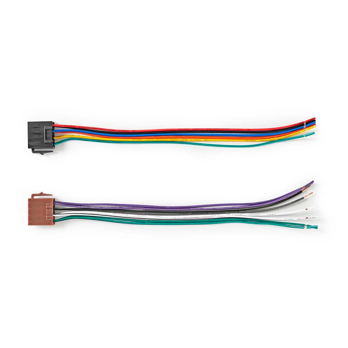 Nedis ISO-Adapterkabel | ISO-Kompatibilität: Standard | 0,15 m | Rund | PVC | Gehäuse