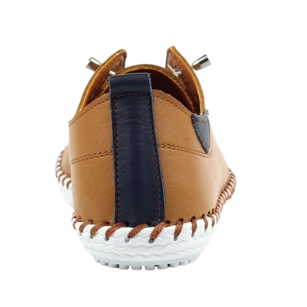Lunar Leinenschuhe St Ives, Leder