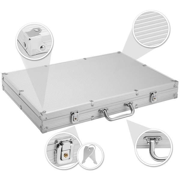 Tectake Pokerset inkl. Aluminiumkoffer