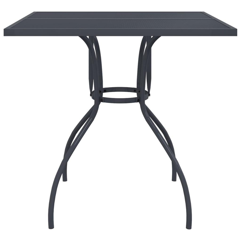 VidaXL Gartentisch stahl