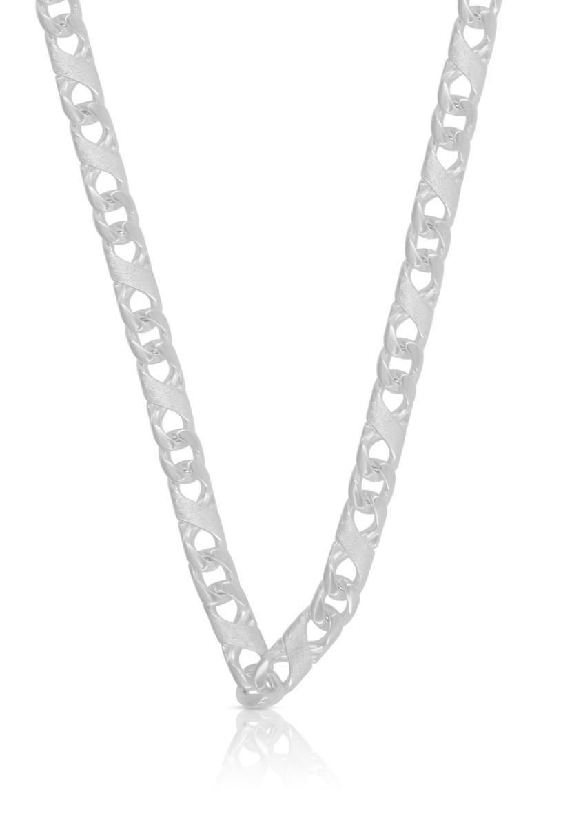 MUAU Schmuck Collier 8er-Kette Silber 925, 4.9mm, 60cm