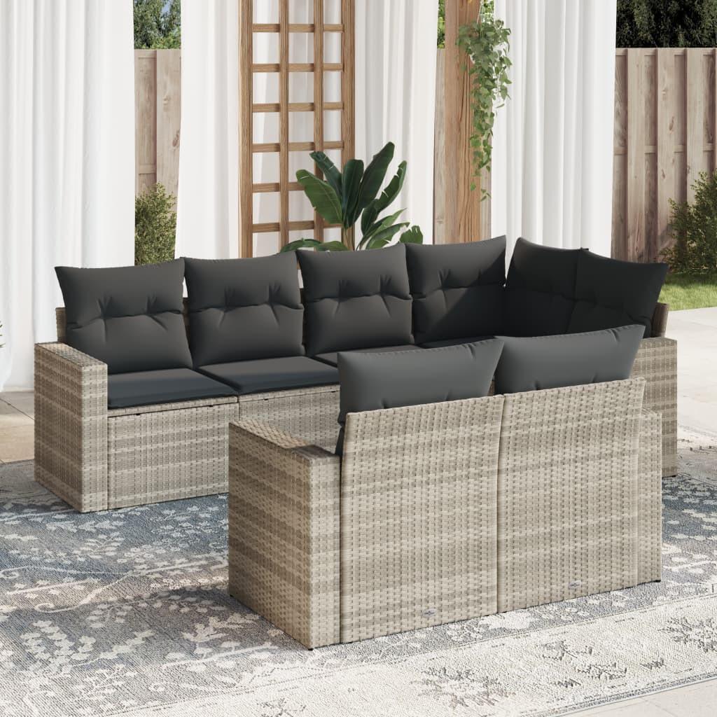 VidaXL Garten sofagarnitur poly-rattan