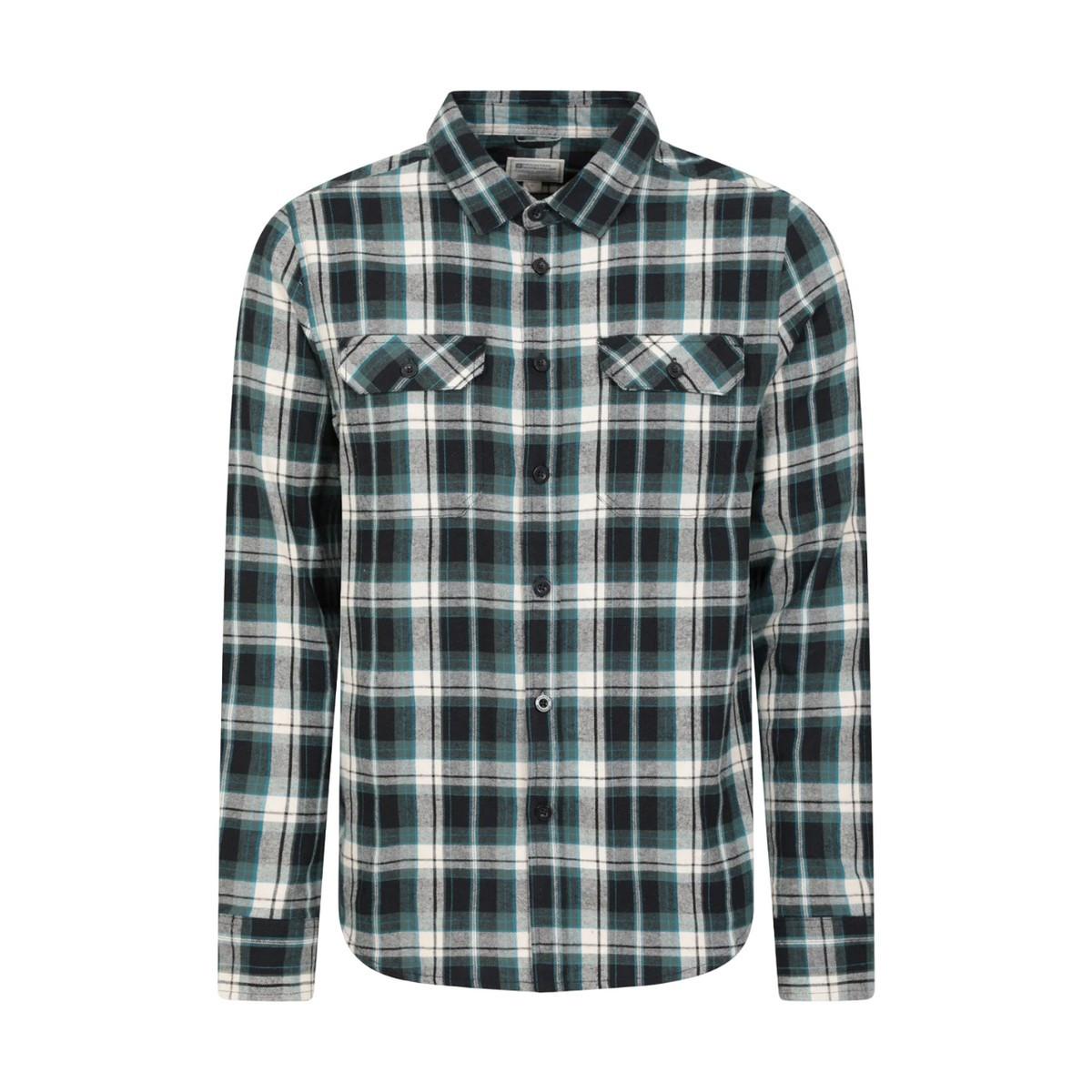 Mountain Warehouse Trace Langarm Hemd Kariert