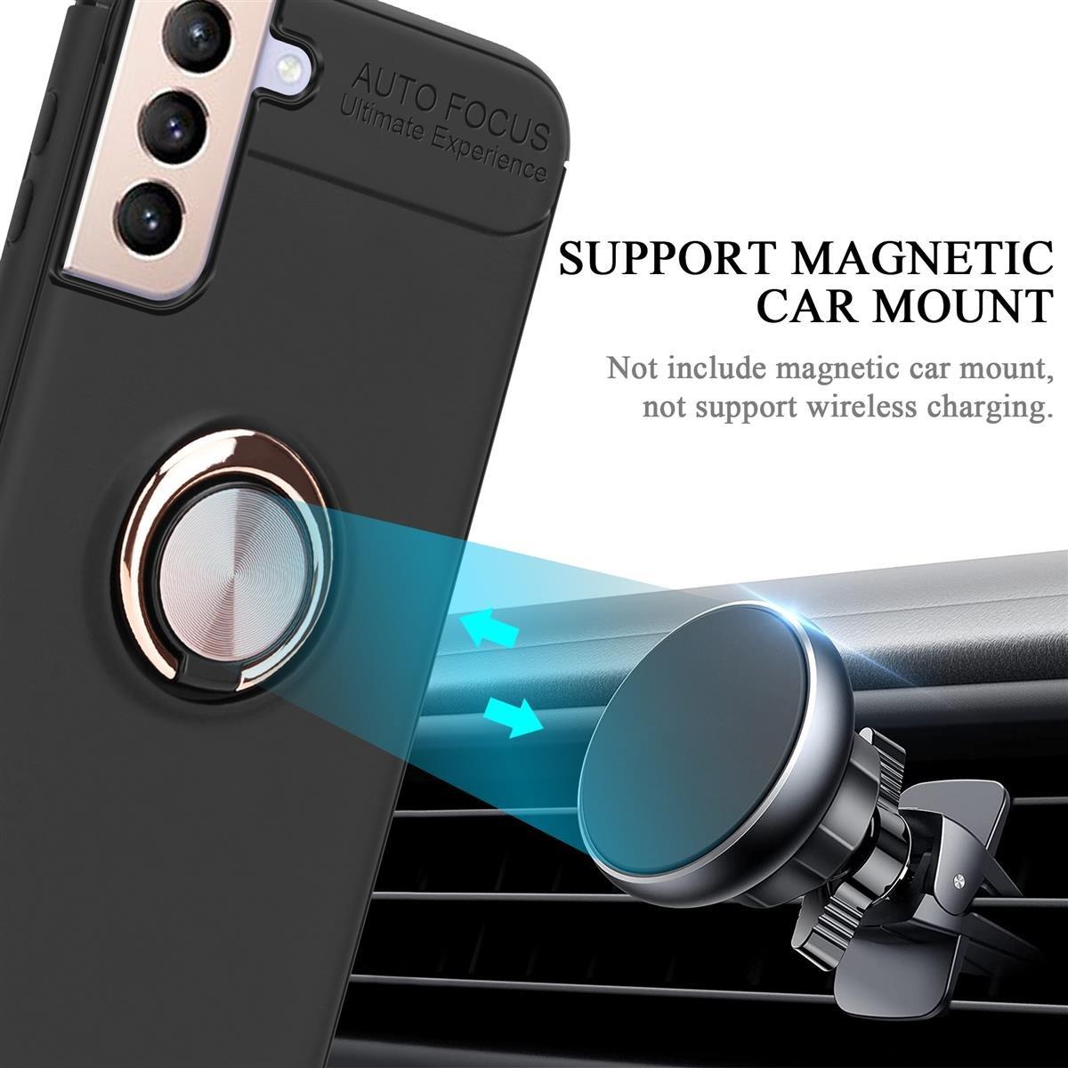 Cadorabo Hülle für Samsung Galaxy S21 PLUS Fokus Ring TPU Silikon