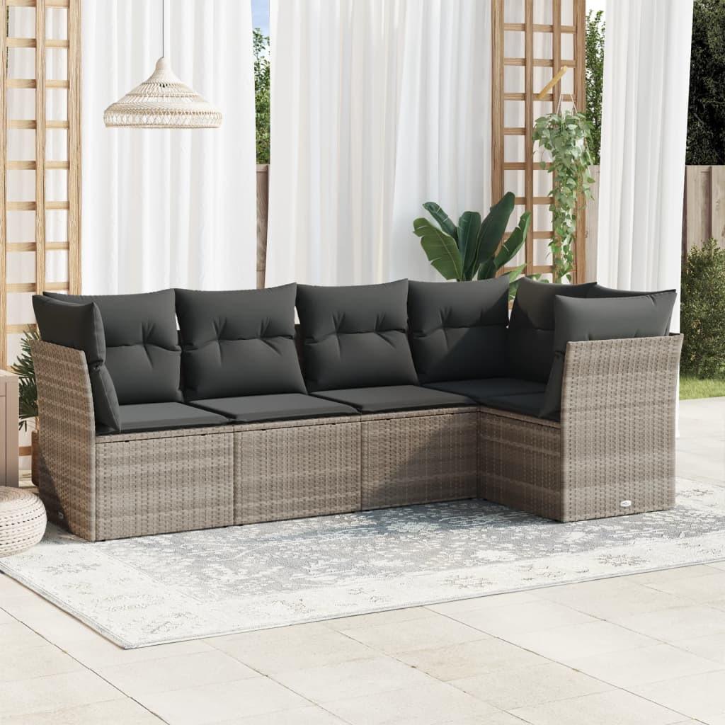 VidaXL Garten sofagarnitur poly-rattan