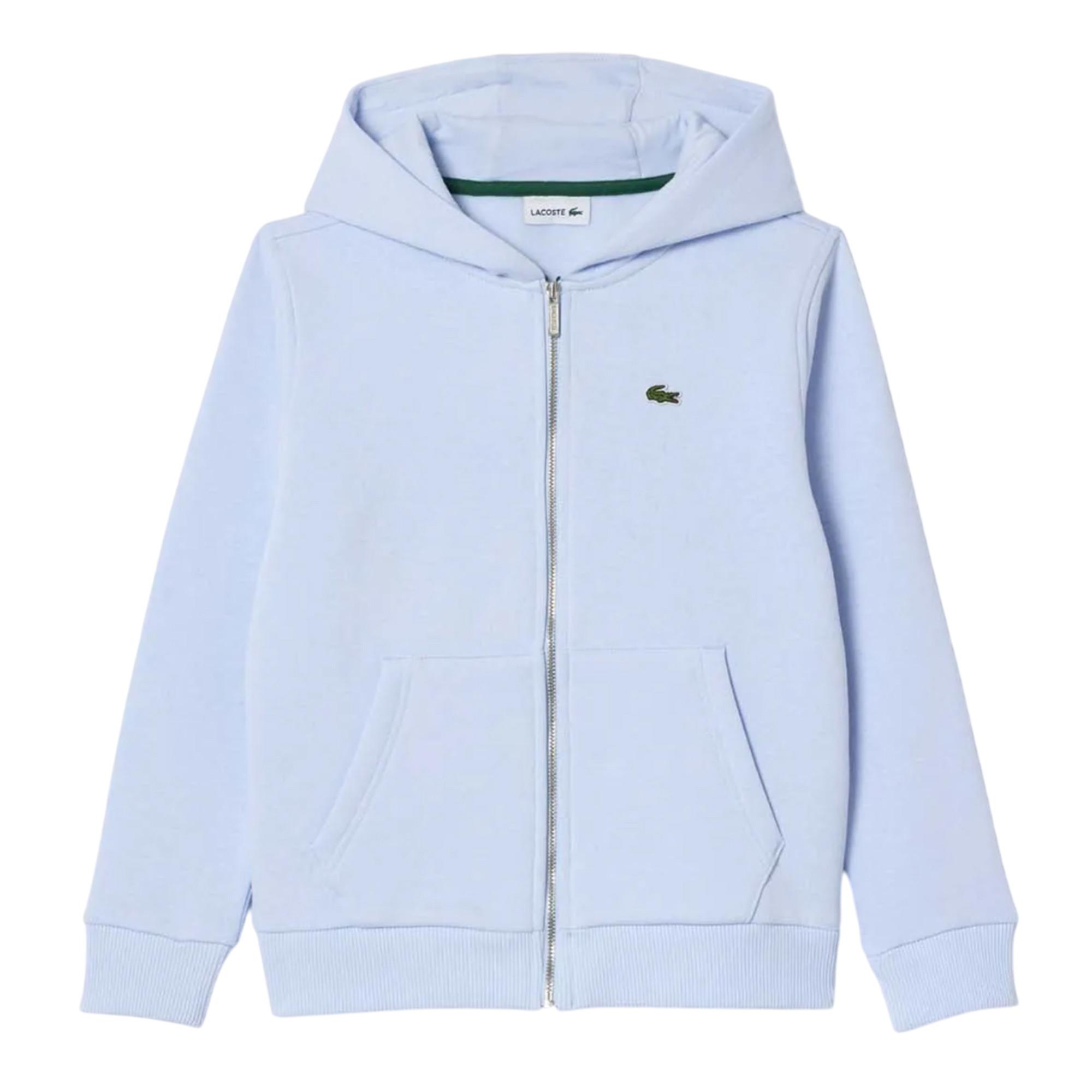 LACOSTE Hoodie mit durchgehendem Reißverschluss Kängurutasche