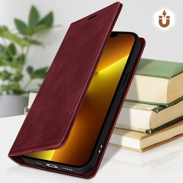 Avizar Soft Hülle iPhone 13 Pro Weinrot