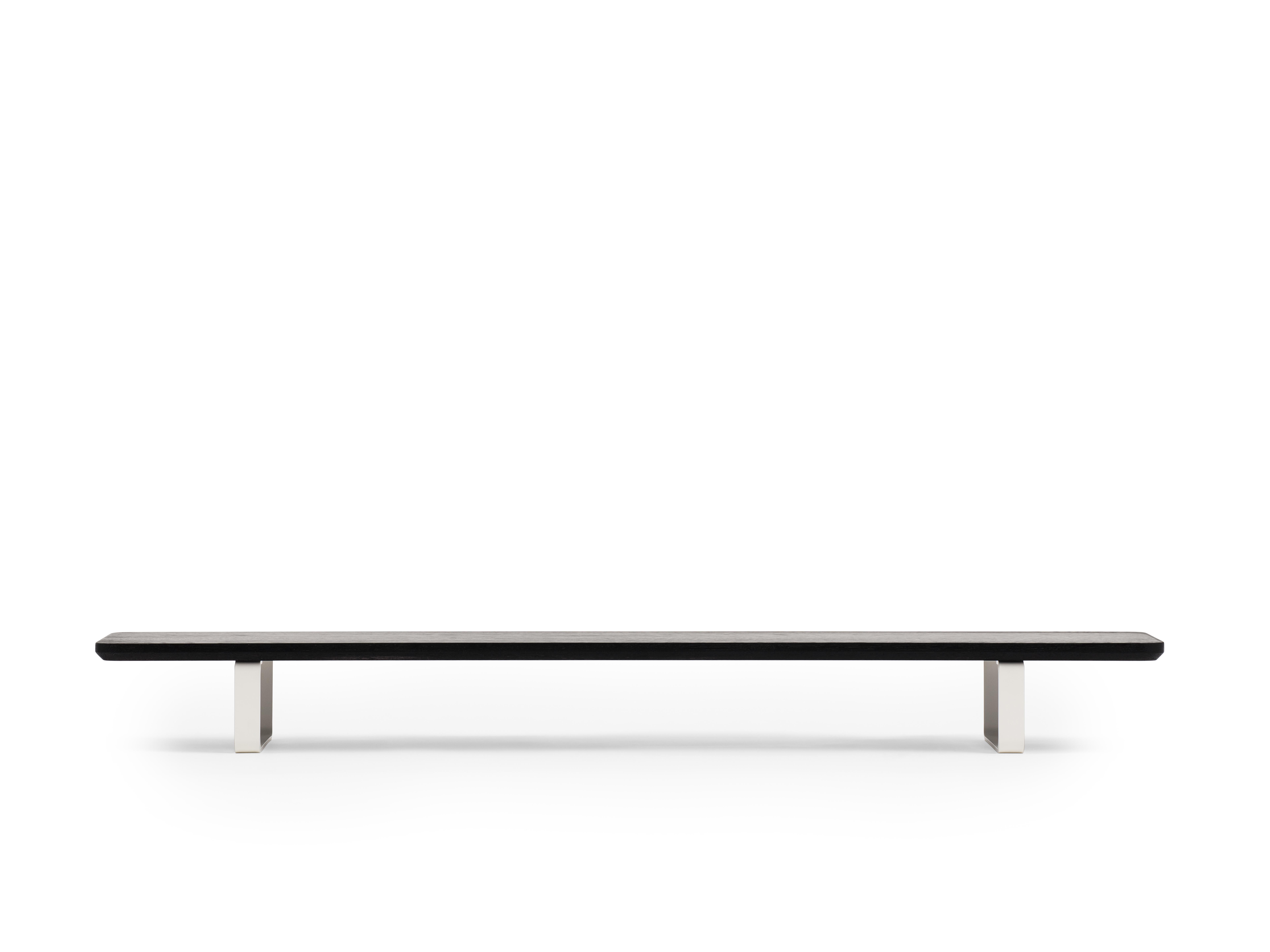 Oakywood Desk Shelf - Holzschreibtischaufsatz- aus Massivholz - Schwarz / Weiß