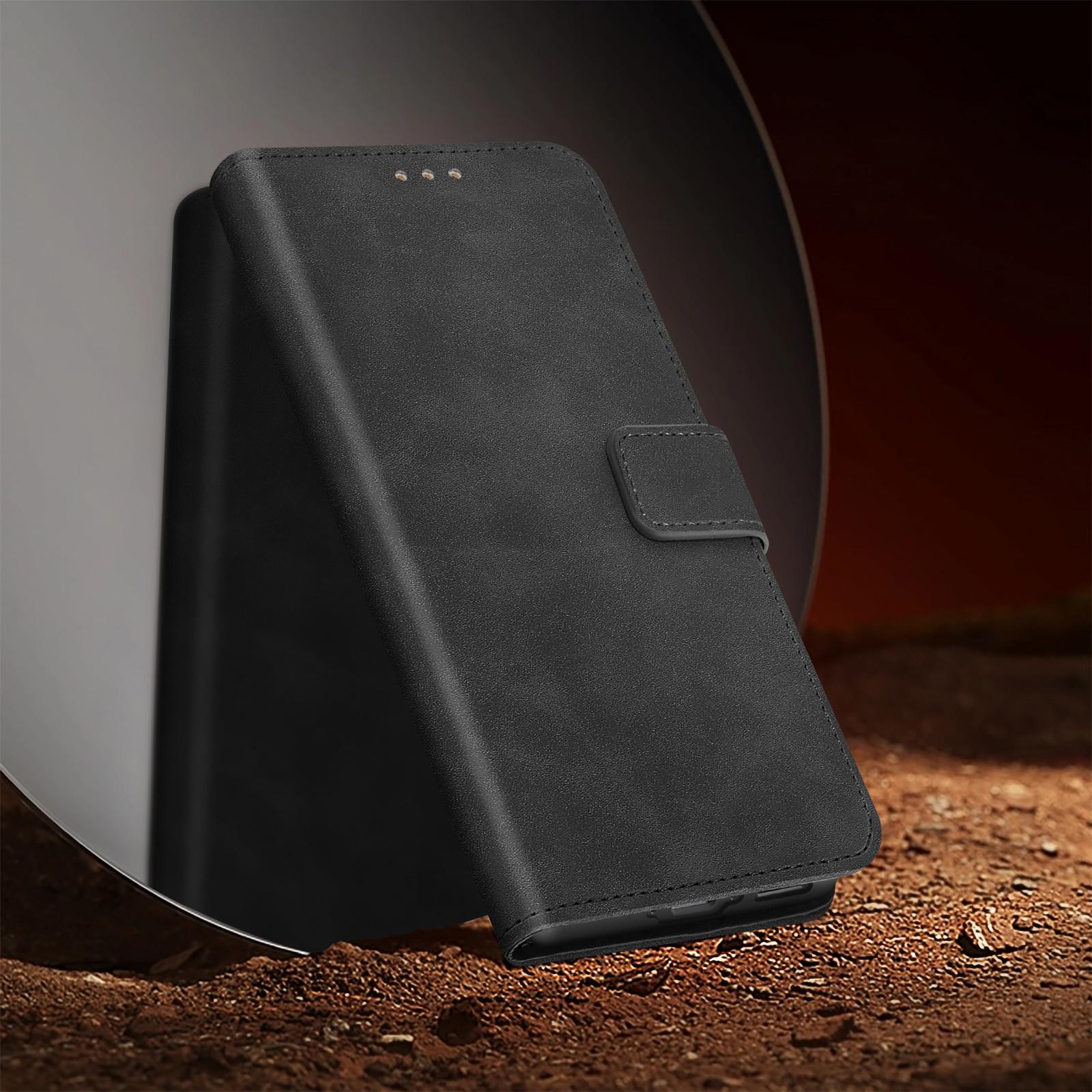 Avizar Soft-Touch Etui Samsung A55 Schwarz