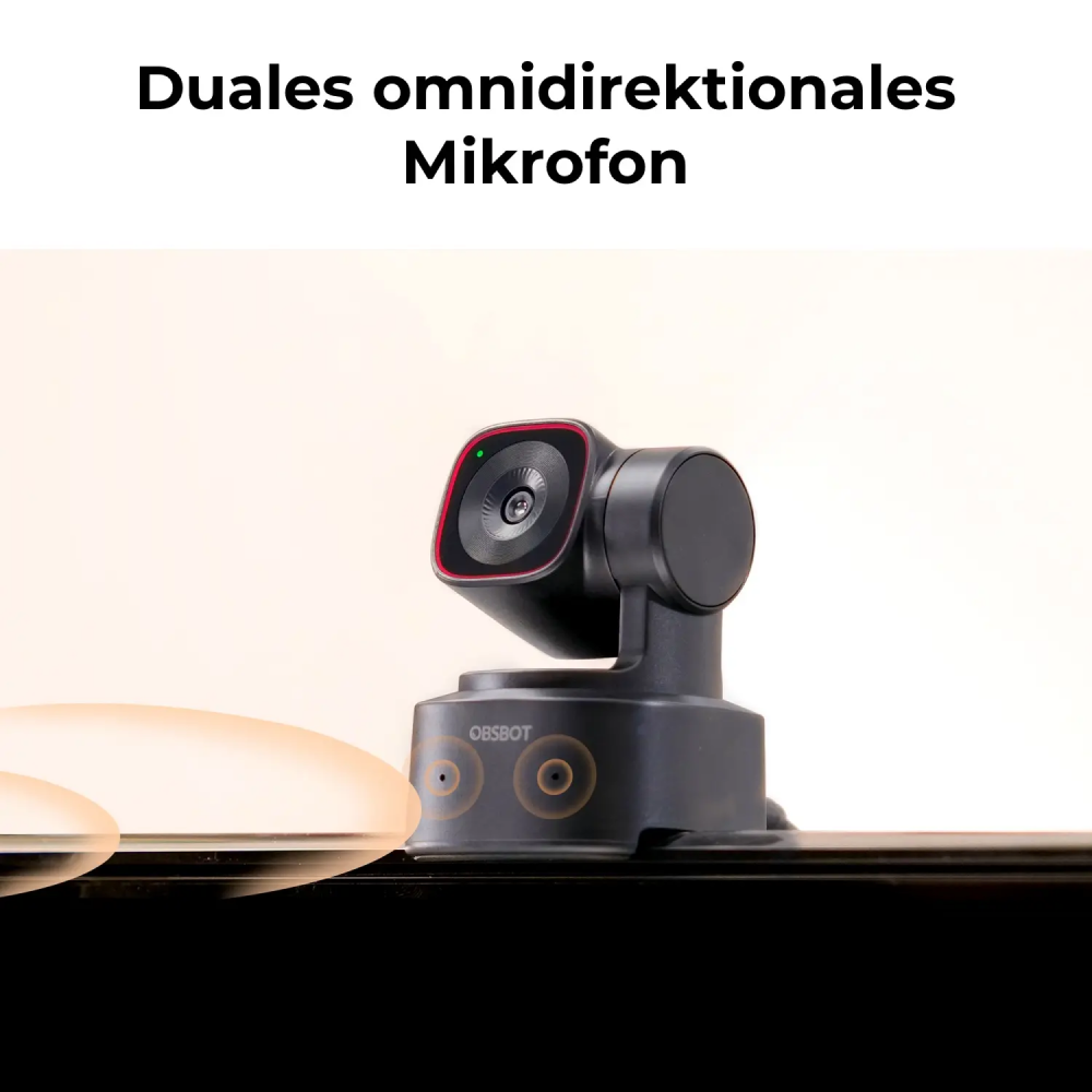 Obsbot Tiny 2 Lite AI-gesteuerte 4K PTZ Webcam