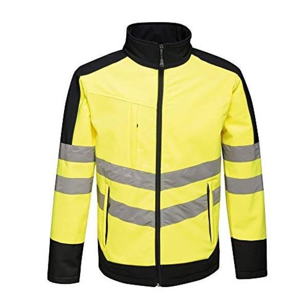 Regatta Hi Vis Pro SoftshellArbeitsjacke, reflektierende Details