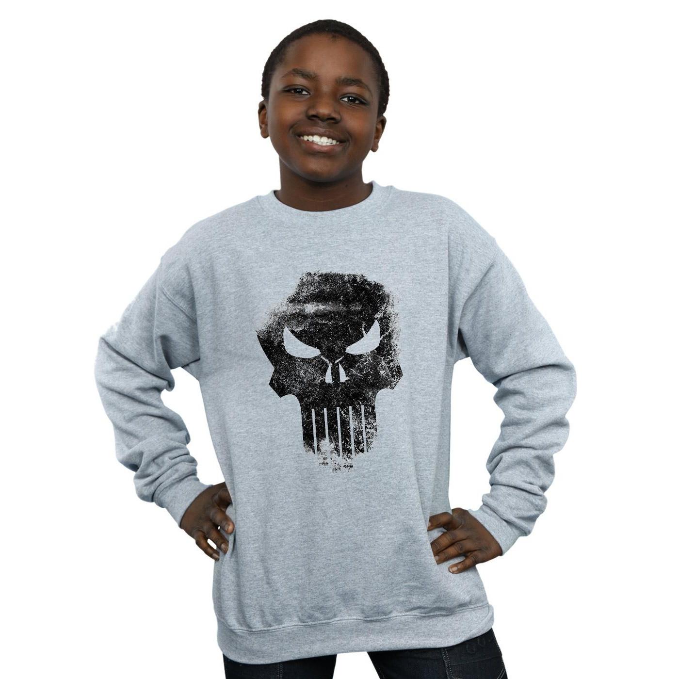 MARVEL The Punisher Distrressed Skull Sweatshirt