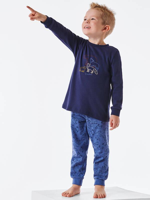Schiesser Boys Bündchen Pyjama