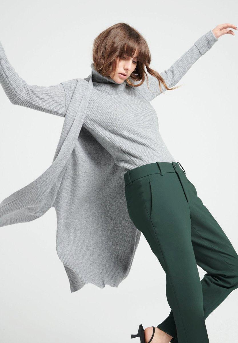 Studio Cashmere8 MIA 6 Long ärmellose Strickjacke - 100% Kaschmir