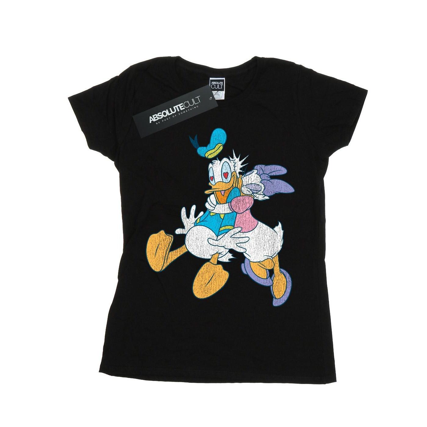 Disney Donald und Daisy Duck bedrucktes T-Shirt