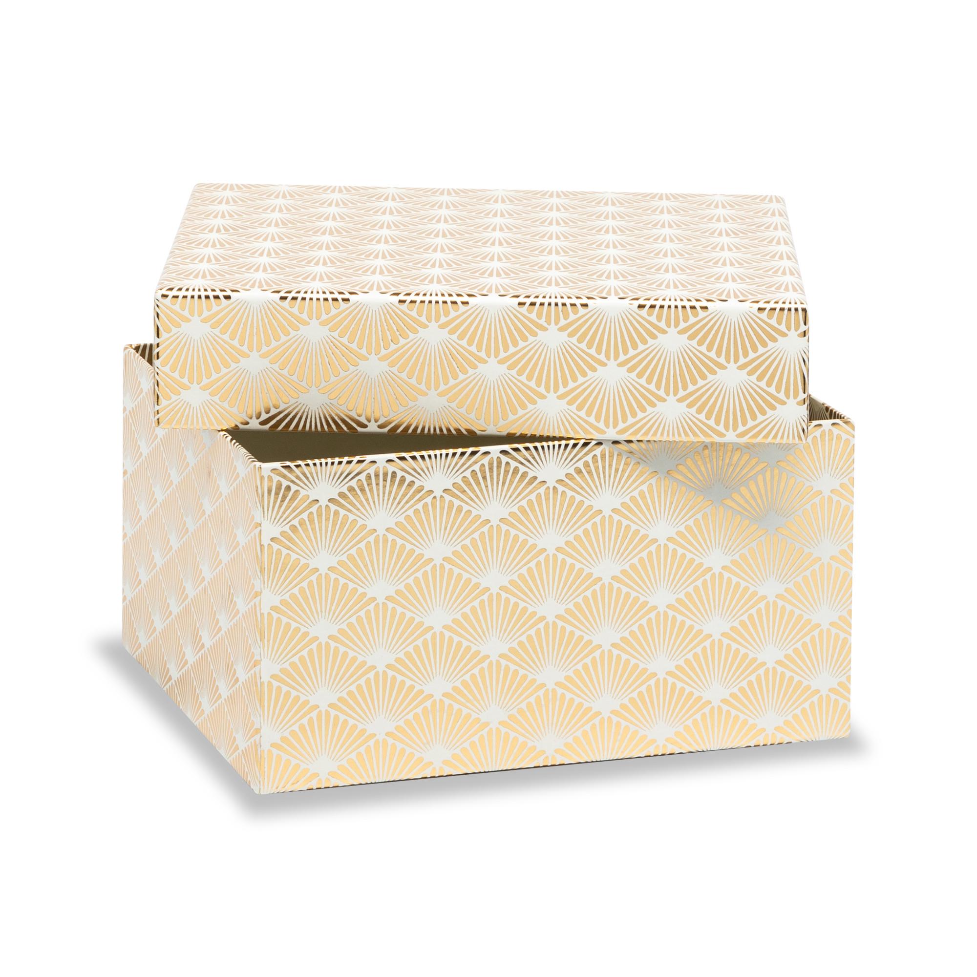 Manor Geschenkbox Muschel Gold