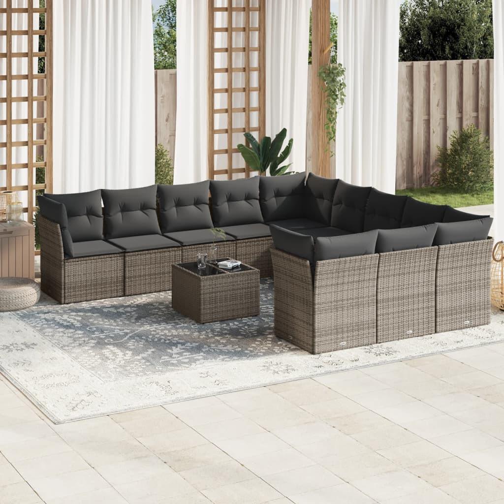 VidaXL Garten sofagarnitur poly-rattan