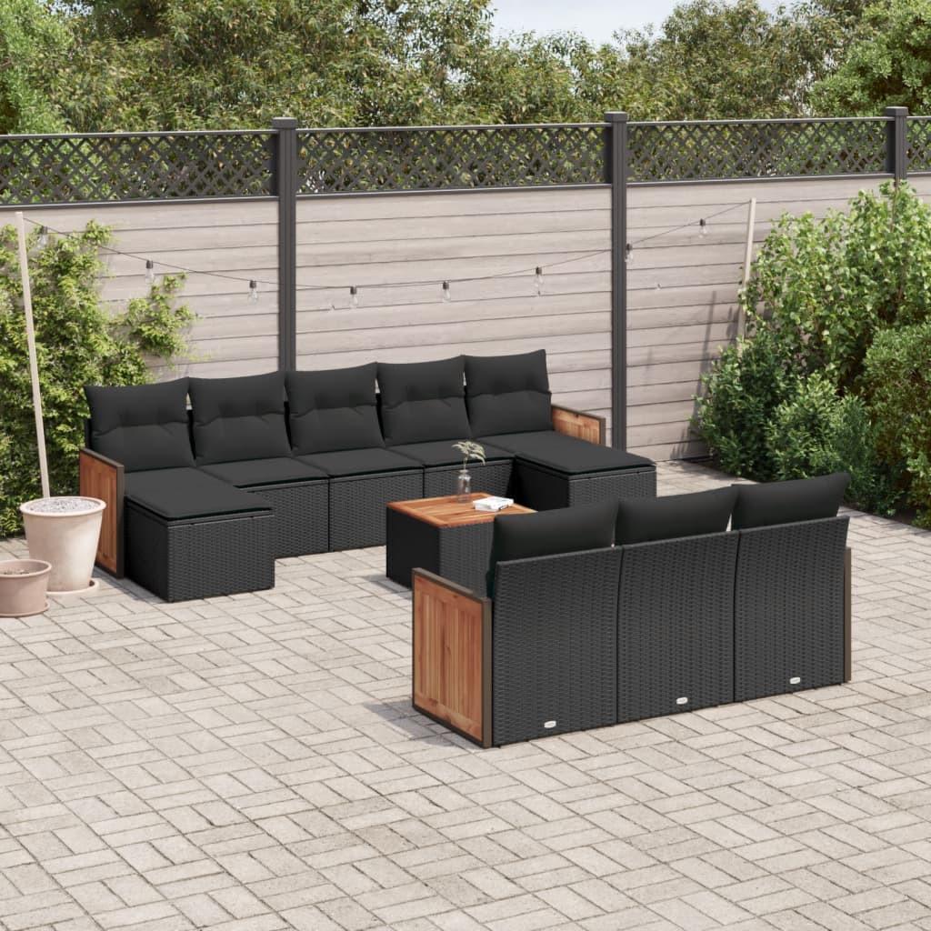 VidaXL Garten sofagarnitur poly-rattan