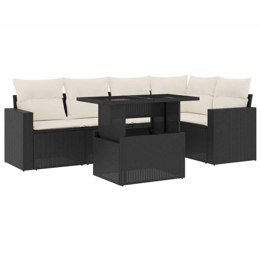 VidaXL Garten sofagarnitur poly-rattan