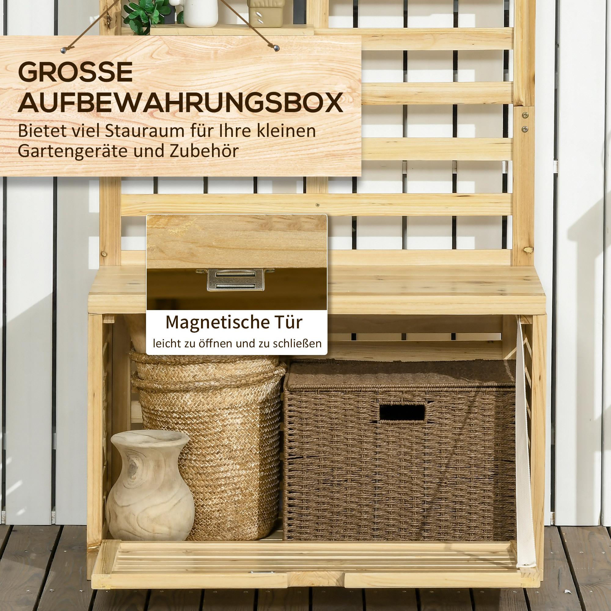 Outsunny Aufbewahrungstruhe