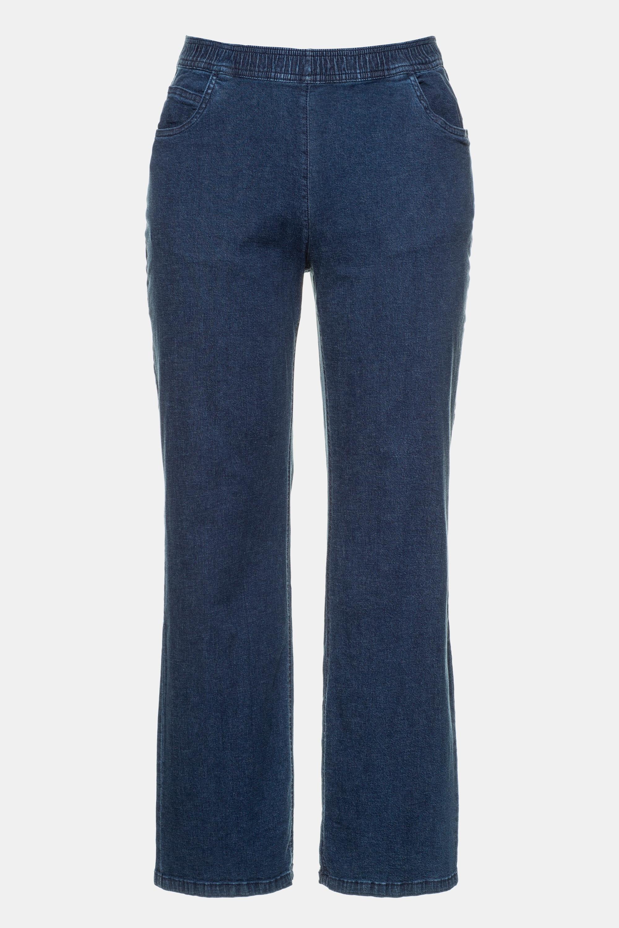Ulla Popken Mary Weite 5-Pocket Marlene Jeans mit Elastikbund