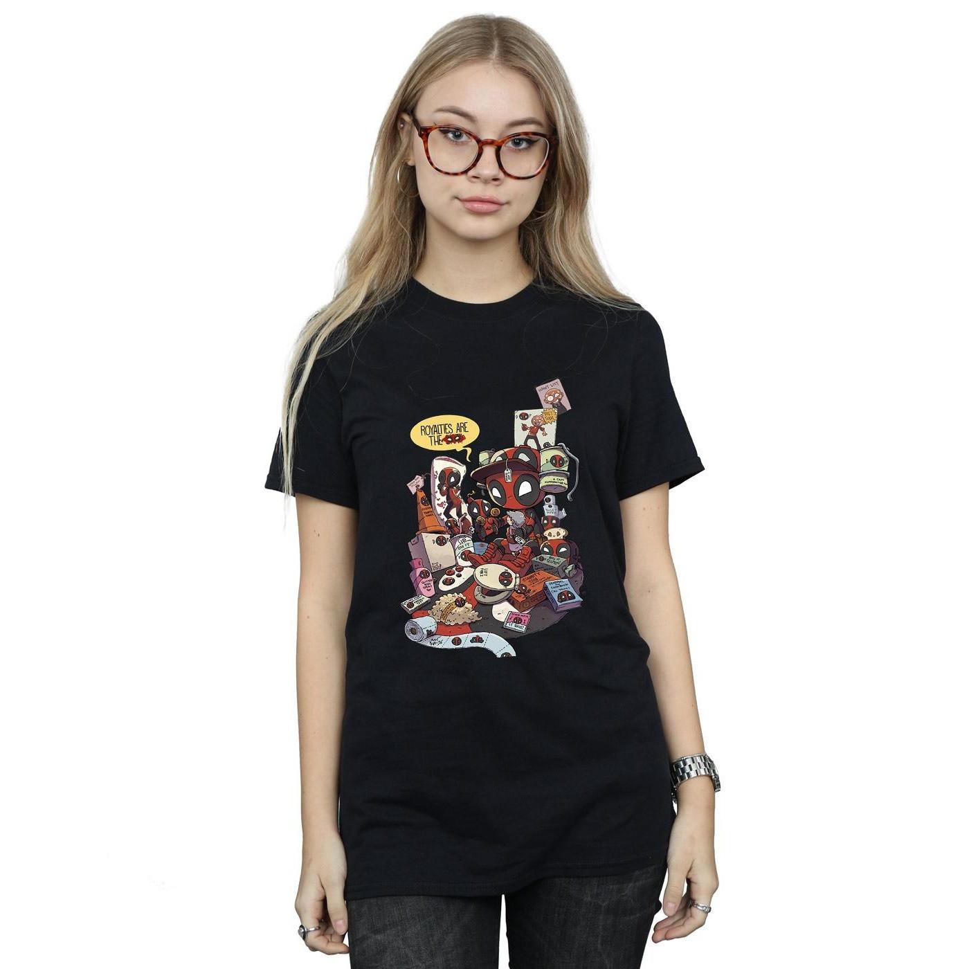 MARVEL Merchandise Royalties Bedrucktes T-Shirt