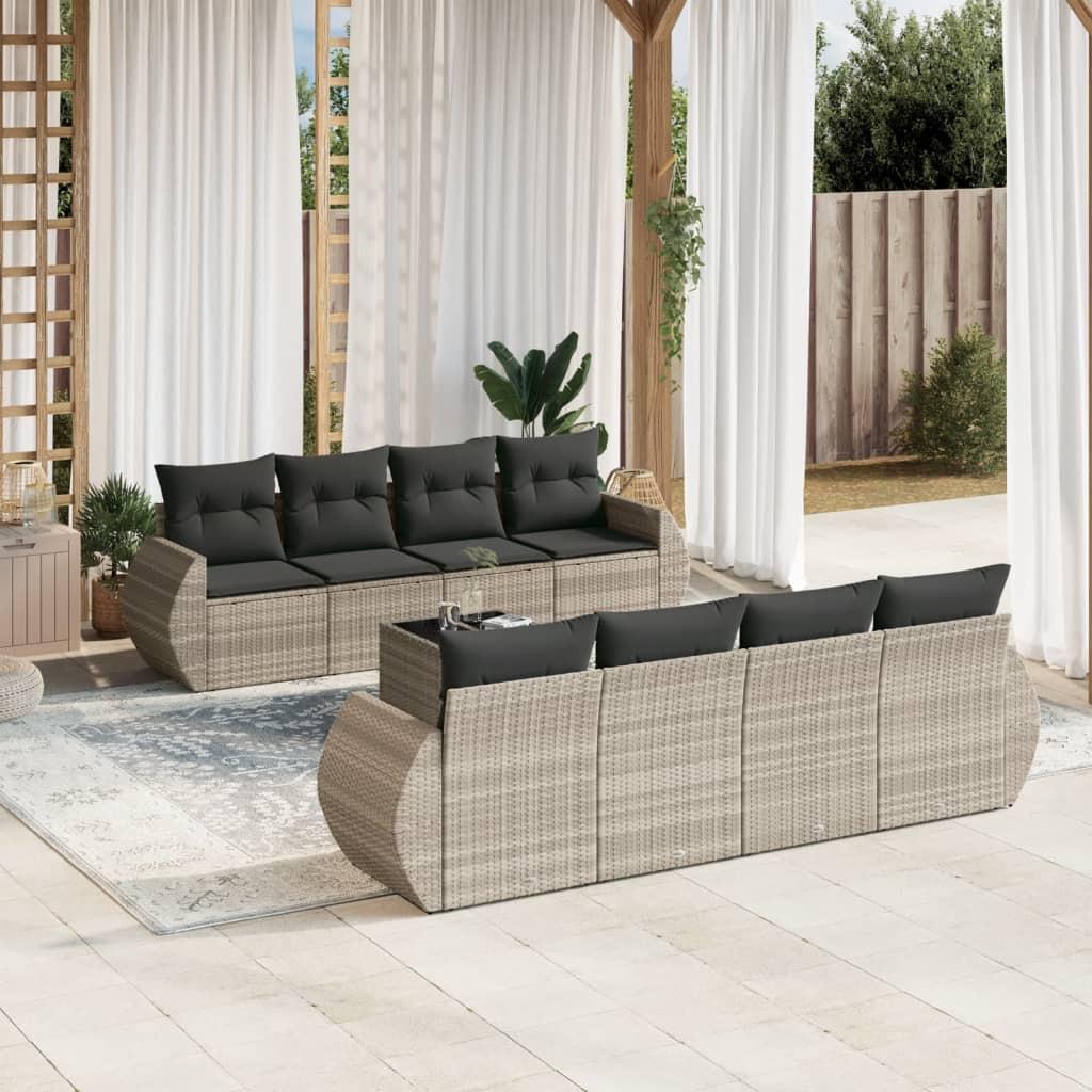 VidaXL Garten sofagarnitur poly-rattan