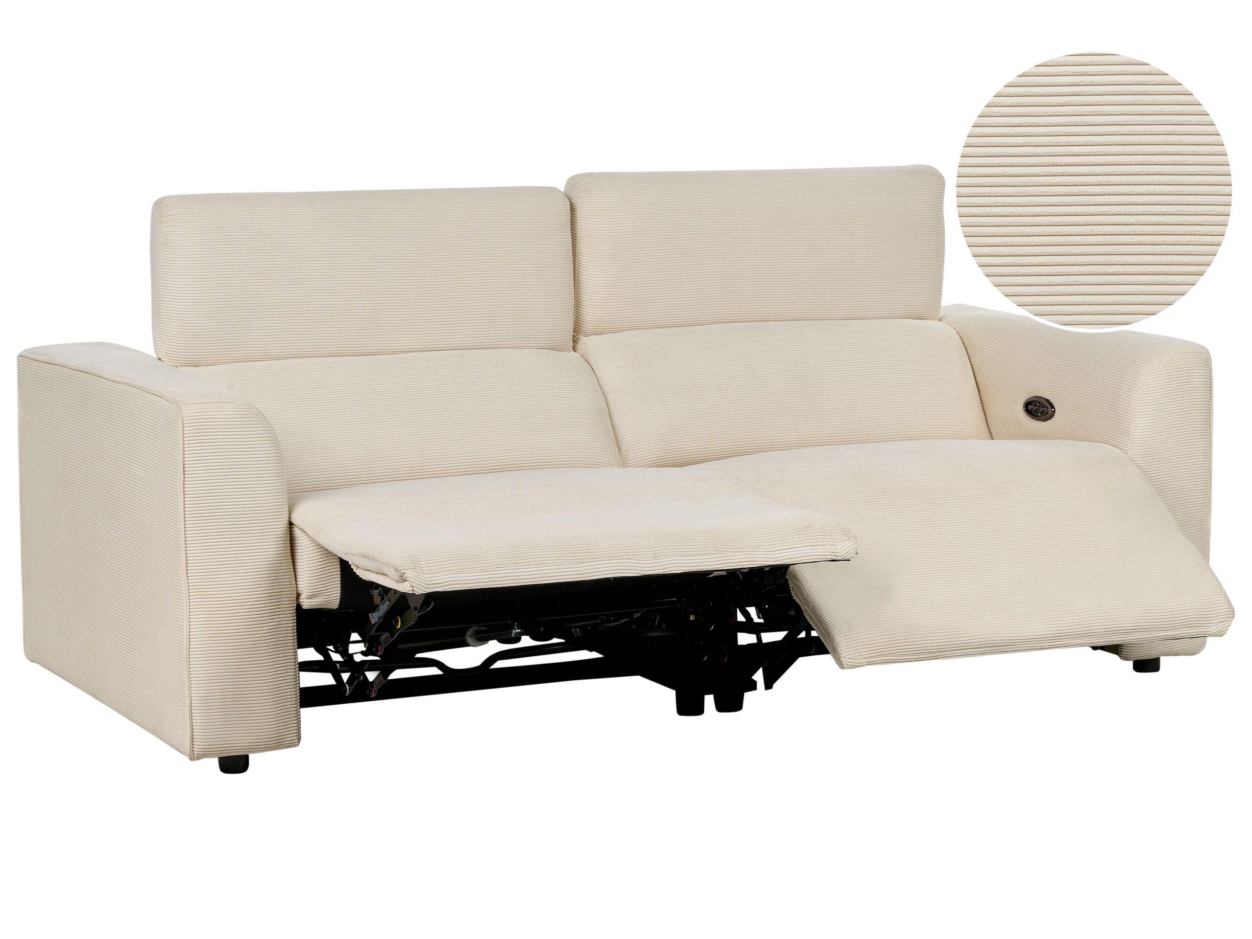 Beliani 2 Sitzer Sofa aus Cord Modern ULVEN