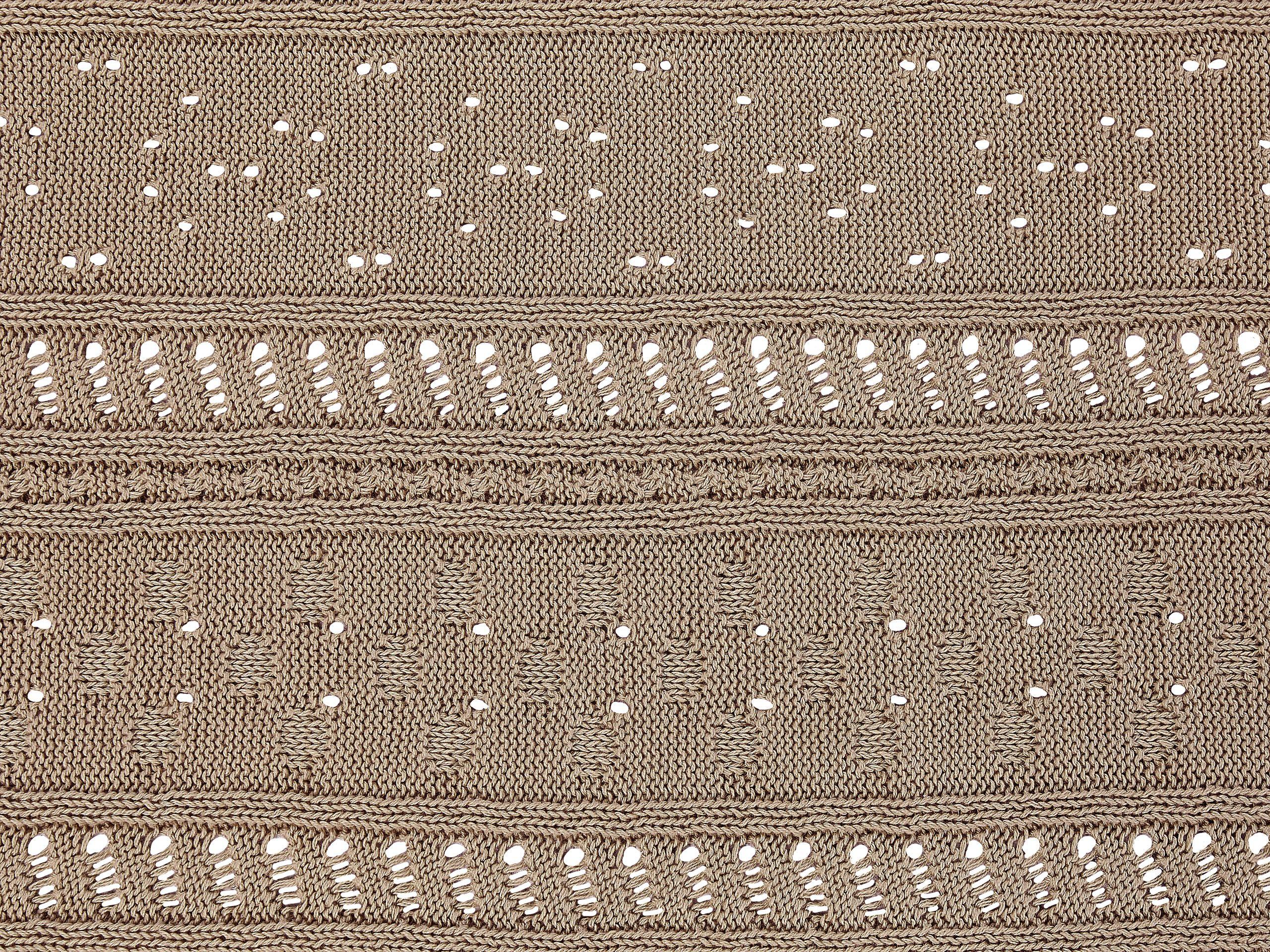 Beliani Tagesdecke aus Baumwolle DAULET