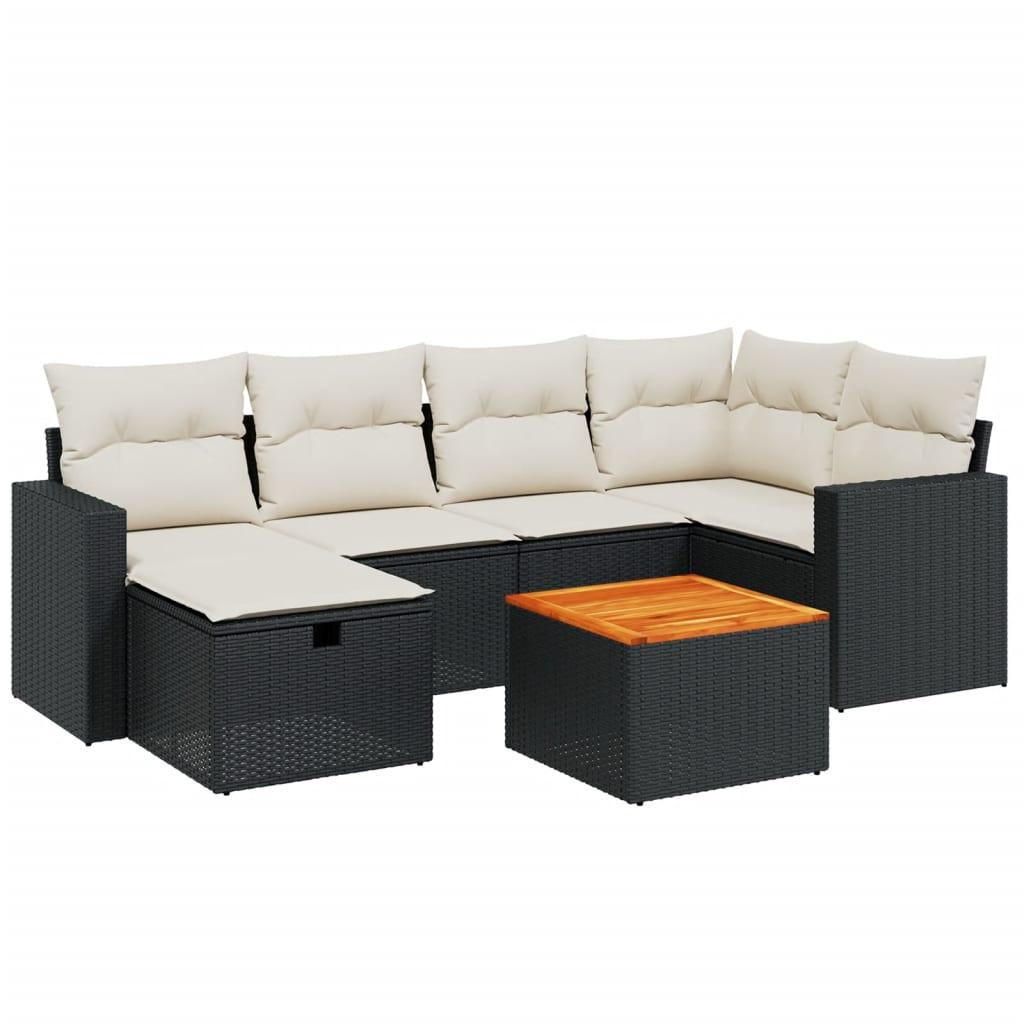 VidaXL Garten sofagarnitur poly-rattan