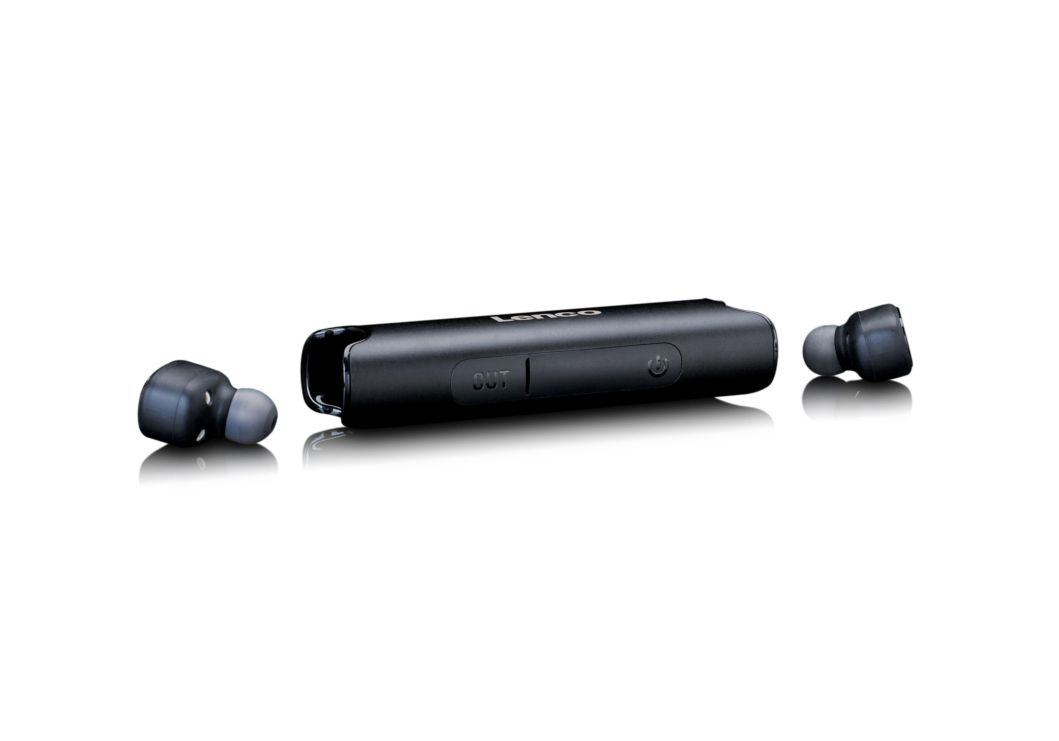 E+P Elektrik Lenco EPB-440 Kopfhörer Kabellos im Ohr Mikro-USB Bluetooth Schwarz
