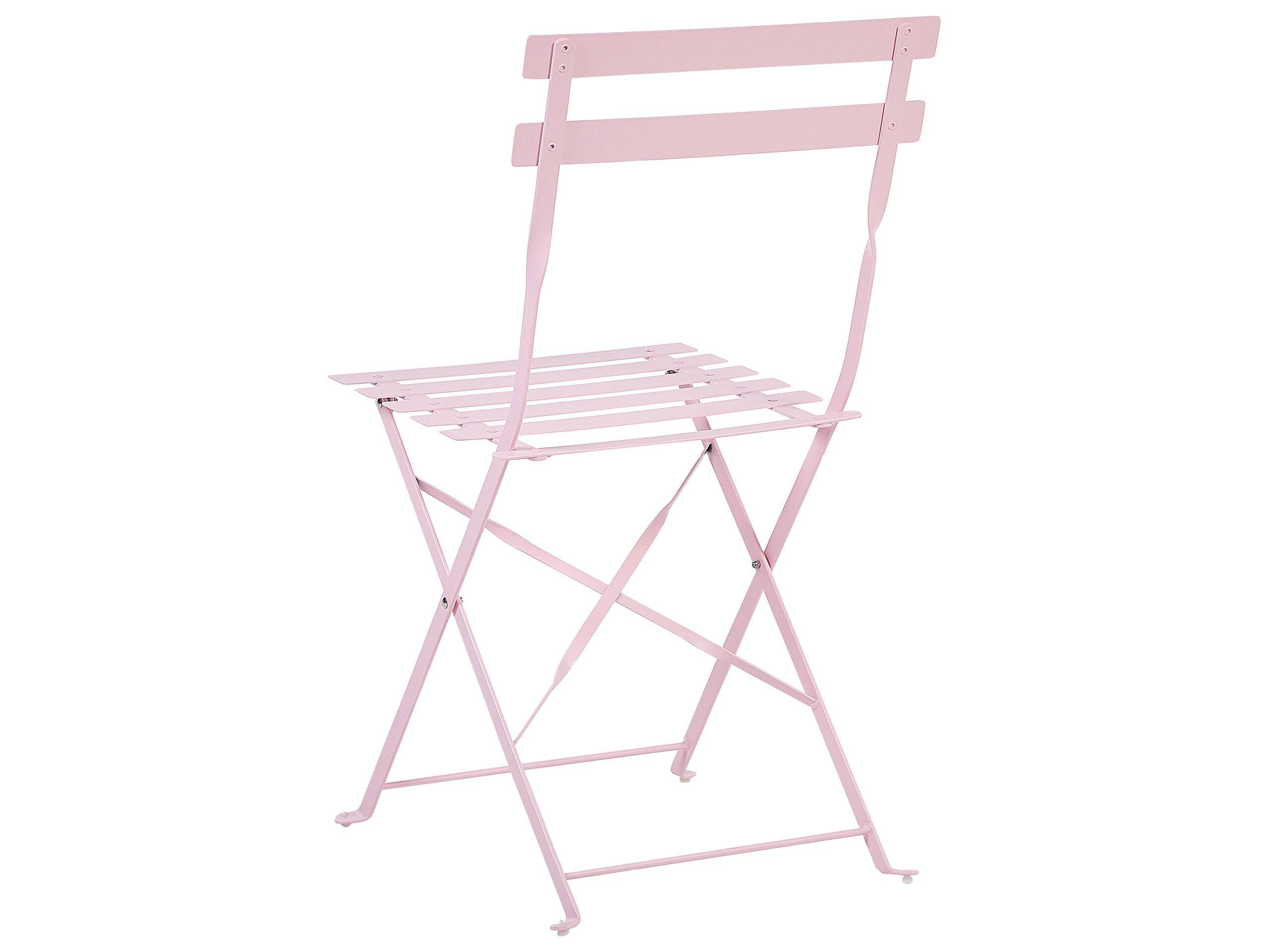 Beliani Bistro Set aus Stahl Modern FIORI
