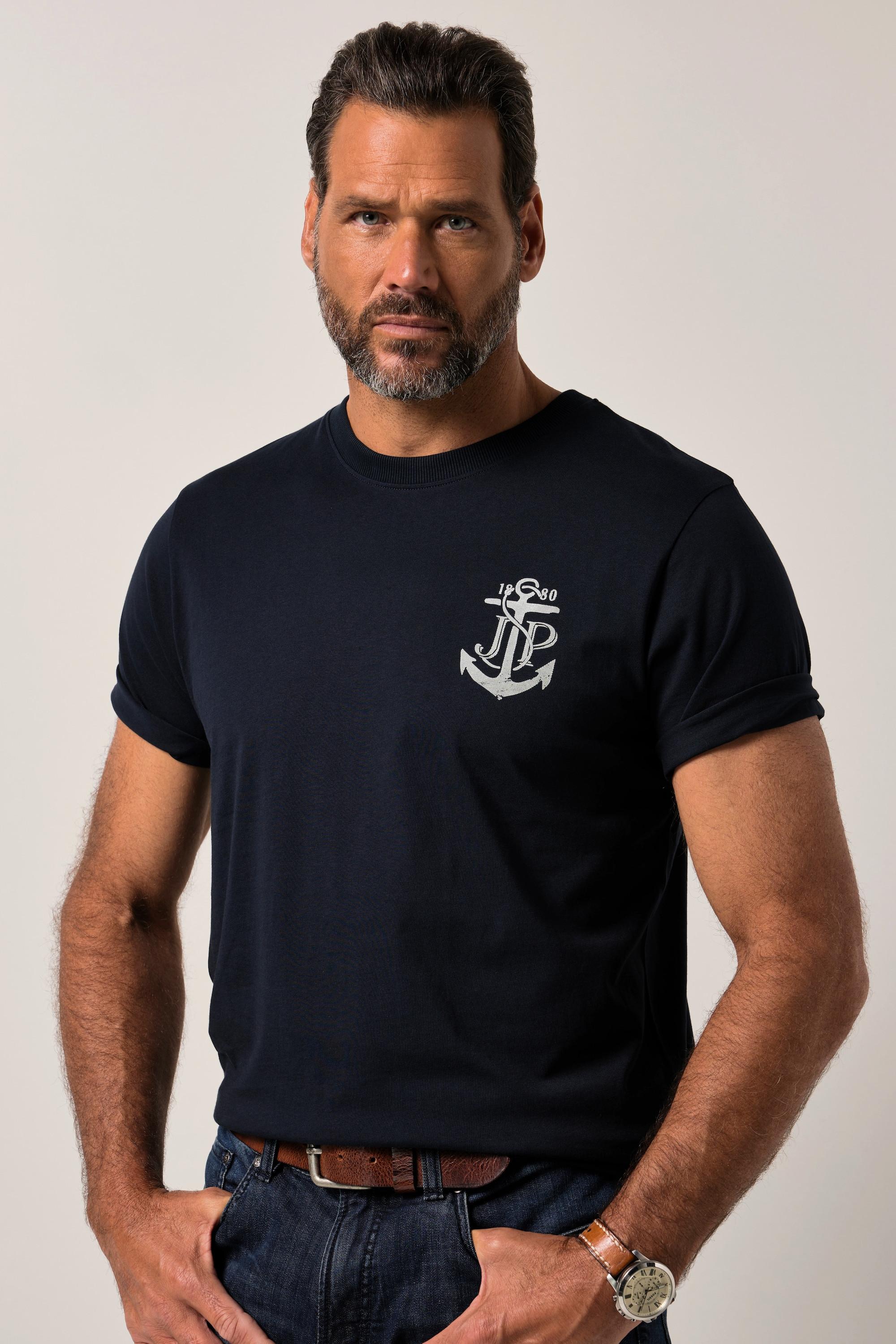 JP1880 Kurzarm T-Shirt mit Brustprint