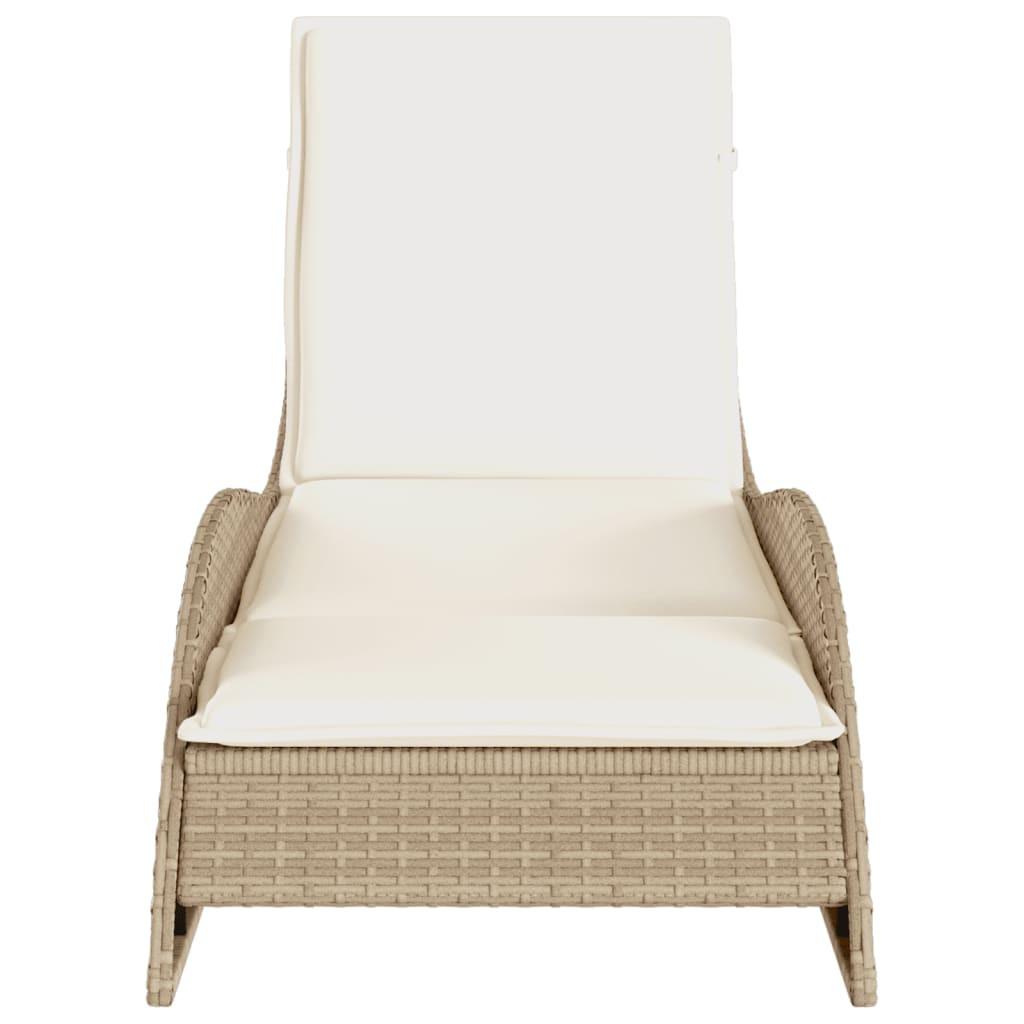 VidaXL Sonnenliege poly-rattan