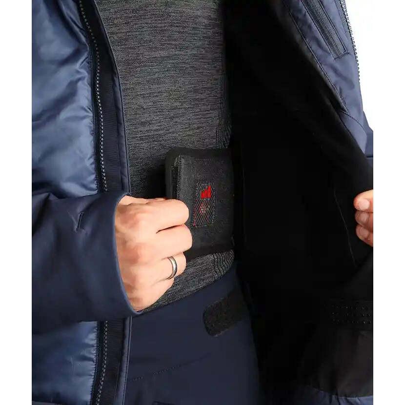 Lenz beheizbare wasserdichte jacke, daen r2h