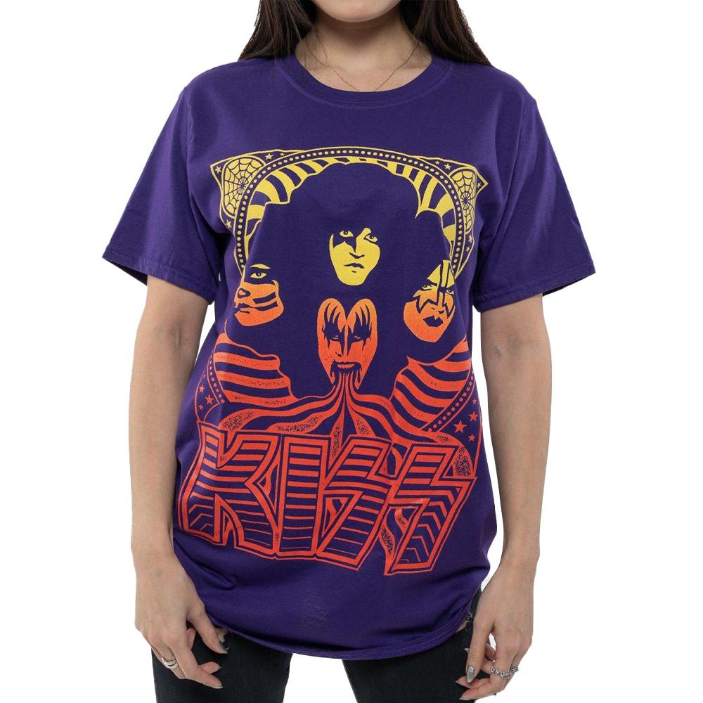 KISS Band Grafikdruck T-Shirt