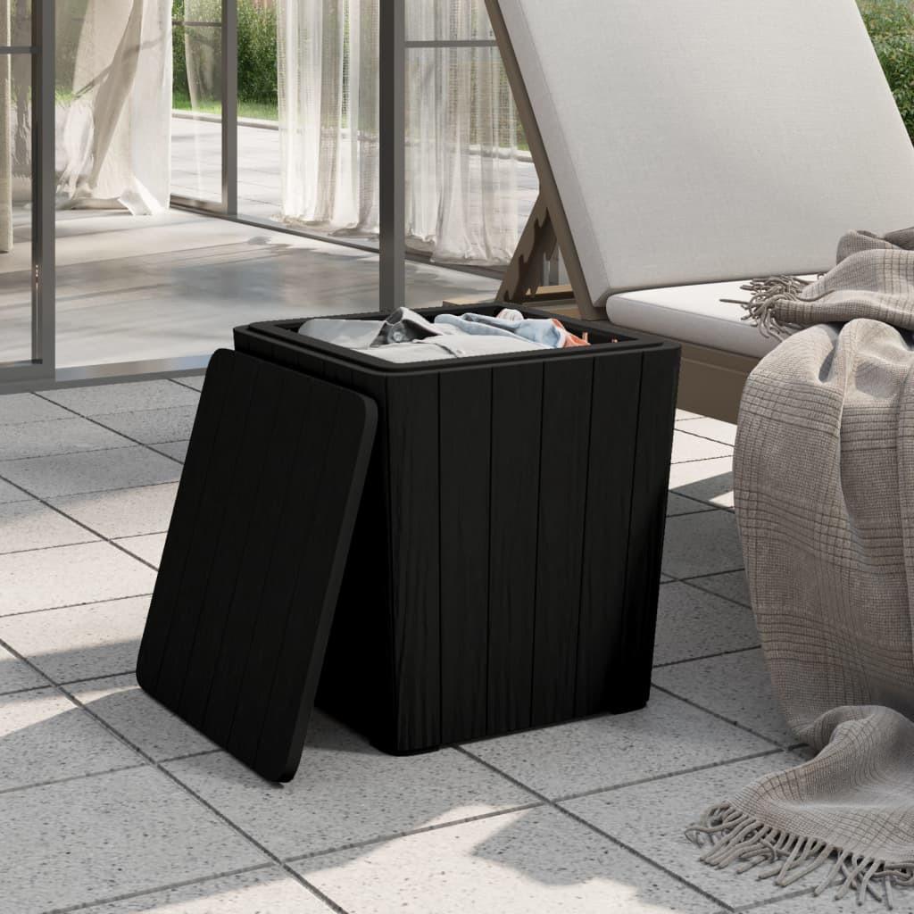 VidaXL Gartentisch mit abnehmbarer tischplatte polyethylen