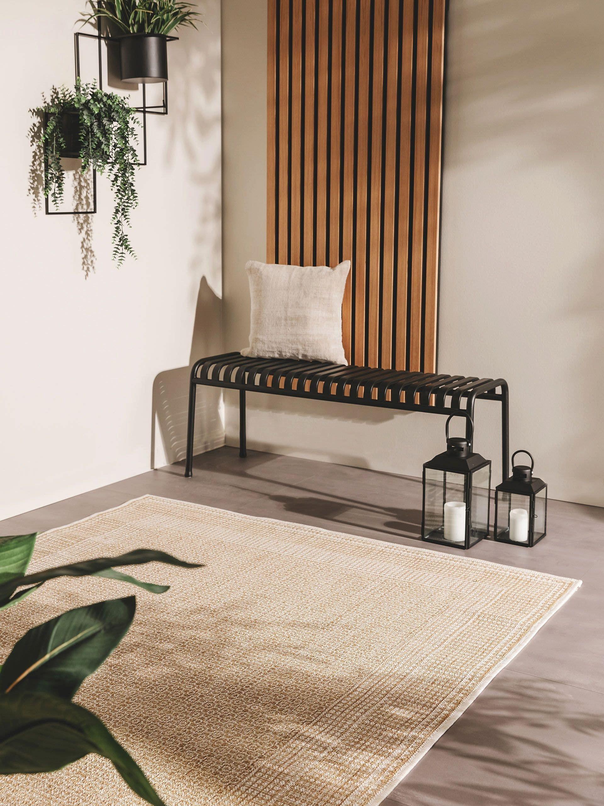 Benuta In- & Outdoor-Teppich Cleo CreamBeige