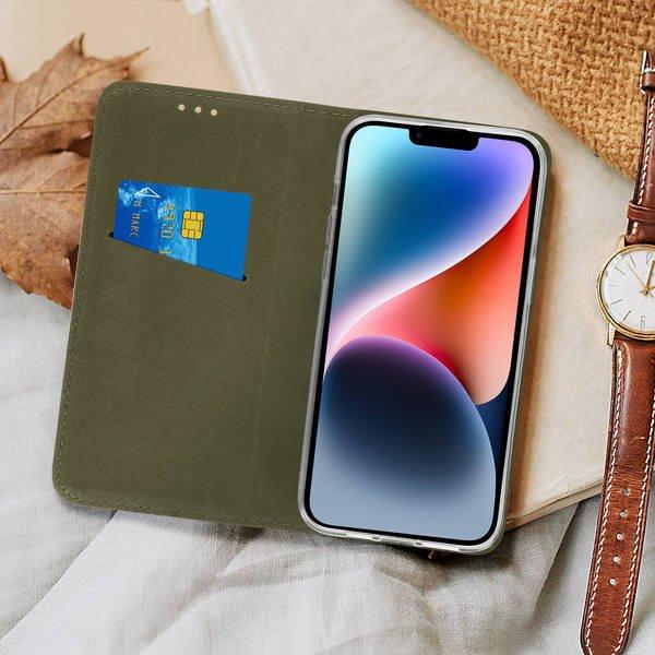 Avizar Book Cover iPhone 14 Plus Dunkelblau